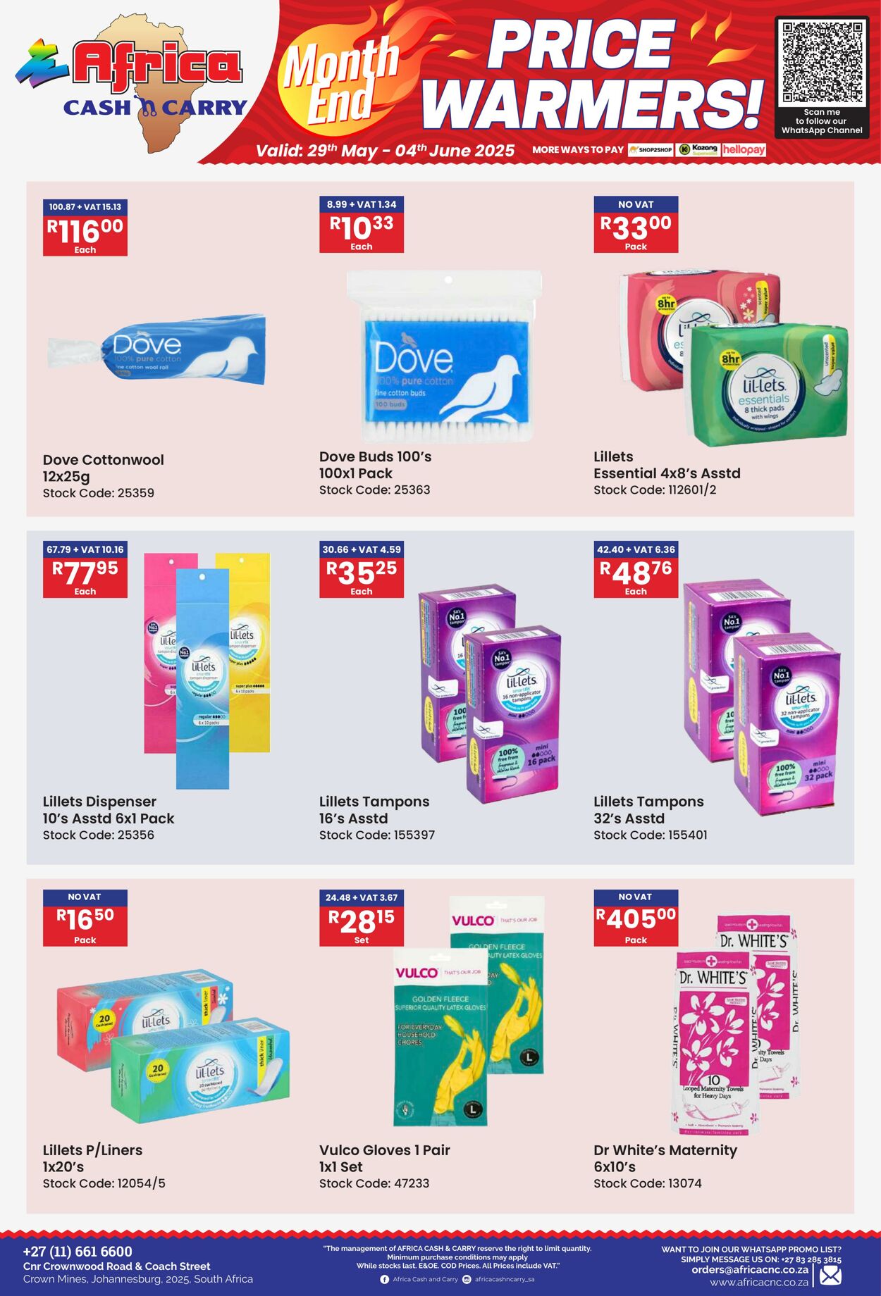 Special Africa Cash&Carry 29.05.2025 - 04.06.2025