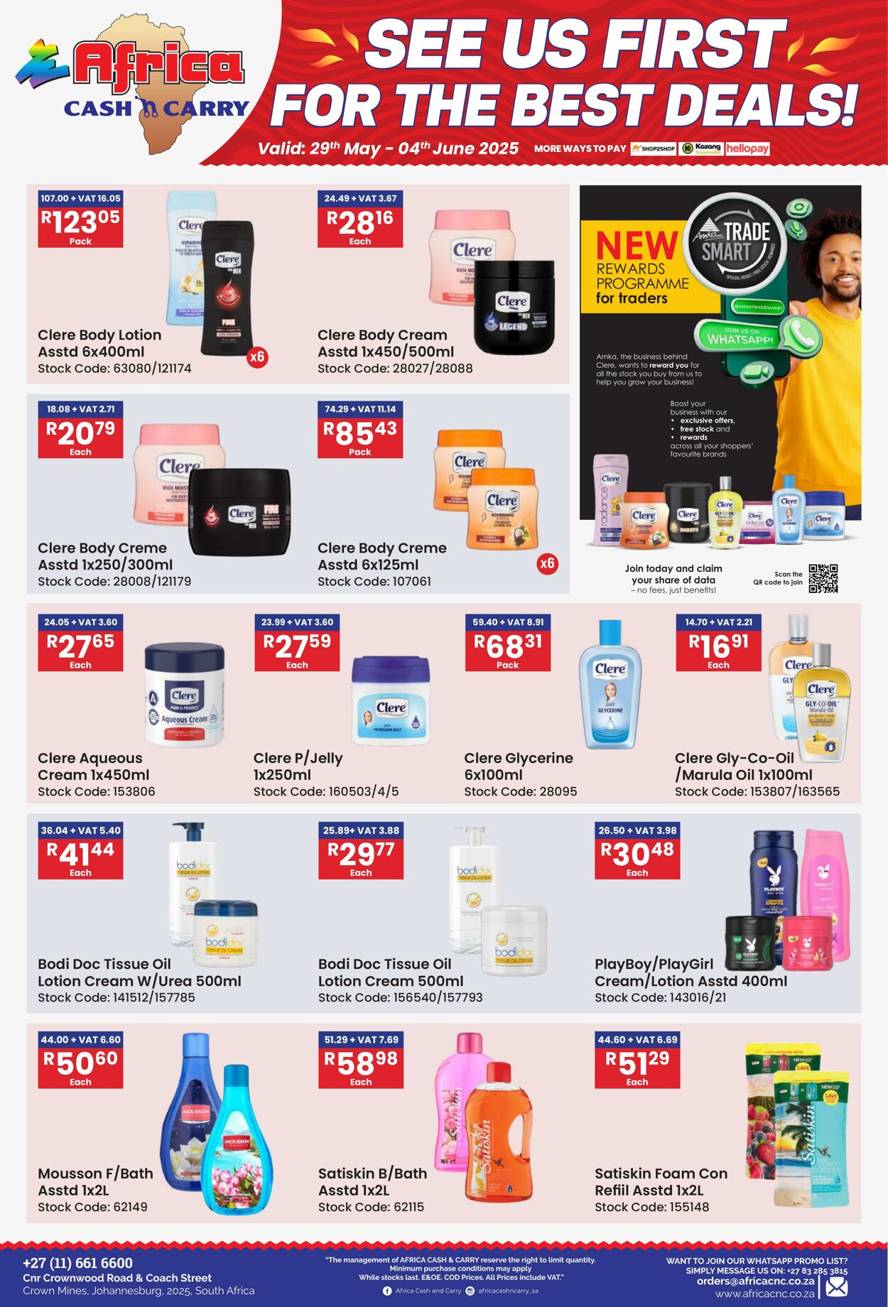 Special Africa Cash&Carry 29.05.2025 - 04.06.2025