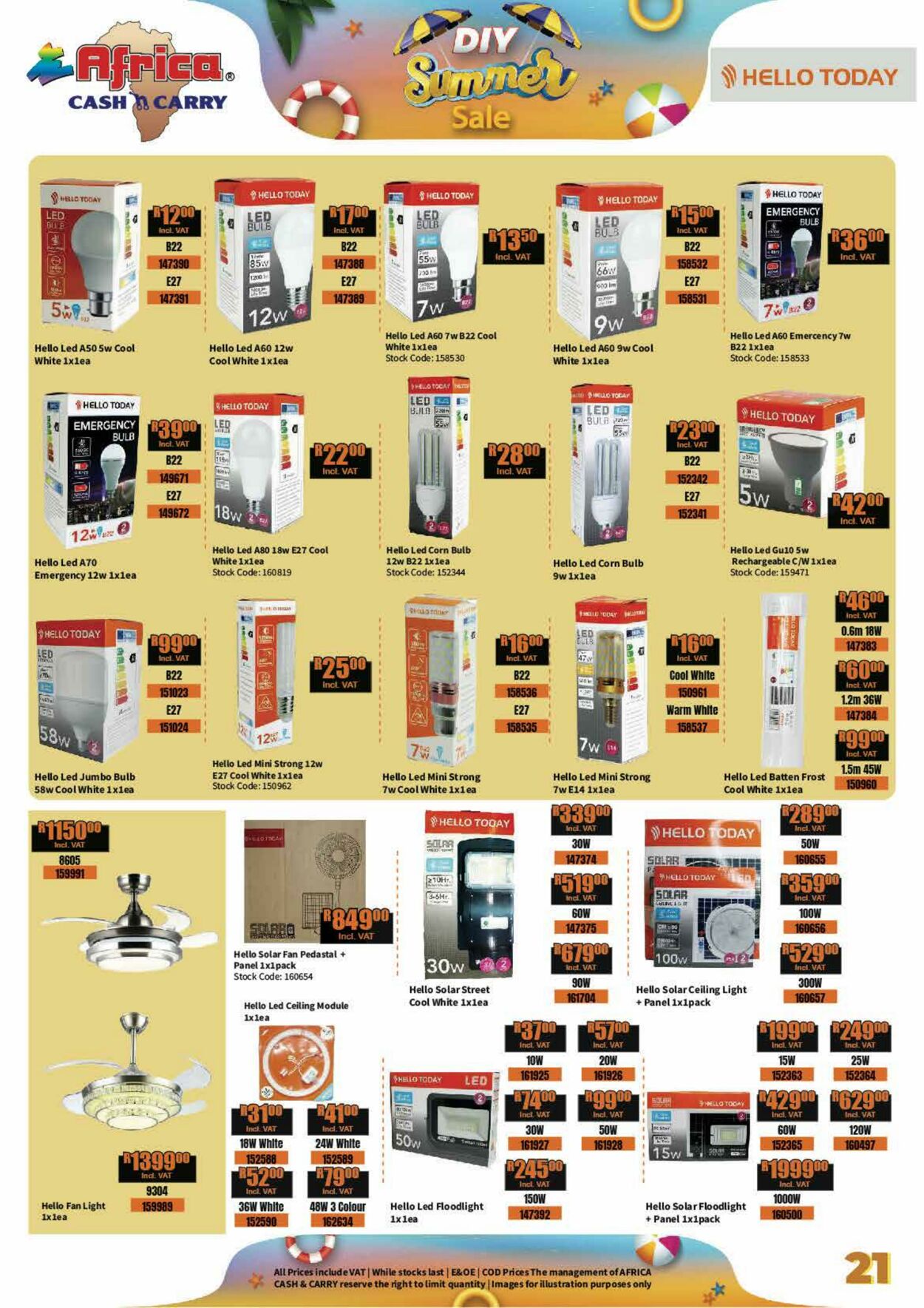 Special Africa Cash&Carry 15.11.2024 - 31.12.2024