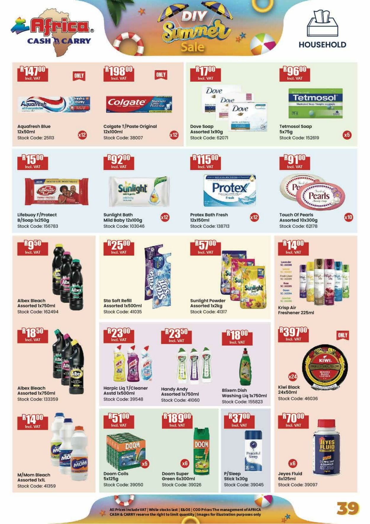 Special Africa Cash&Carry 15.11.2024 - 31.12.2024