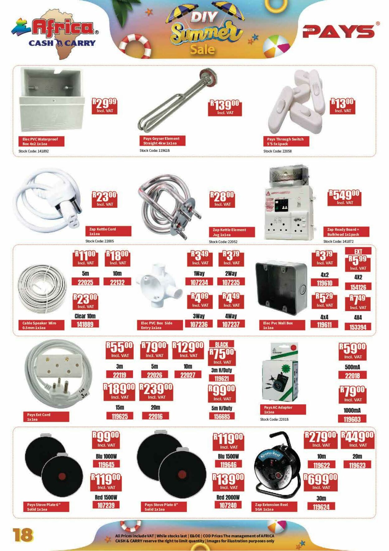 Special Africa Cash&Carry 09.01.2025 - 31.01.2025