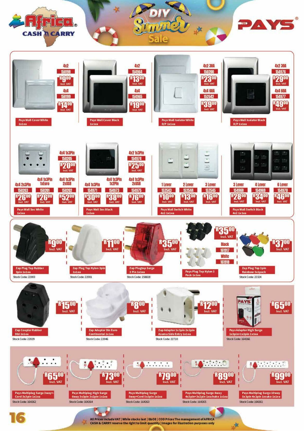 Special Africa Cash&Carry 09.01.2025 - 31.01.2025