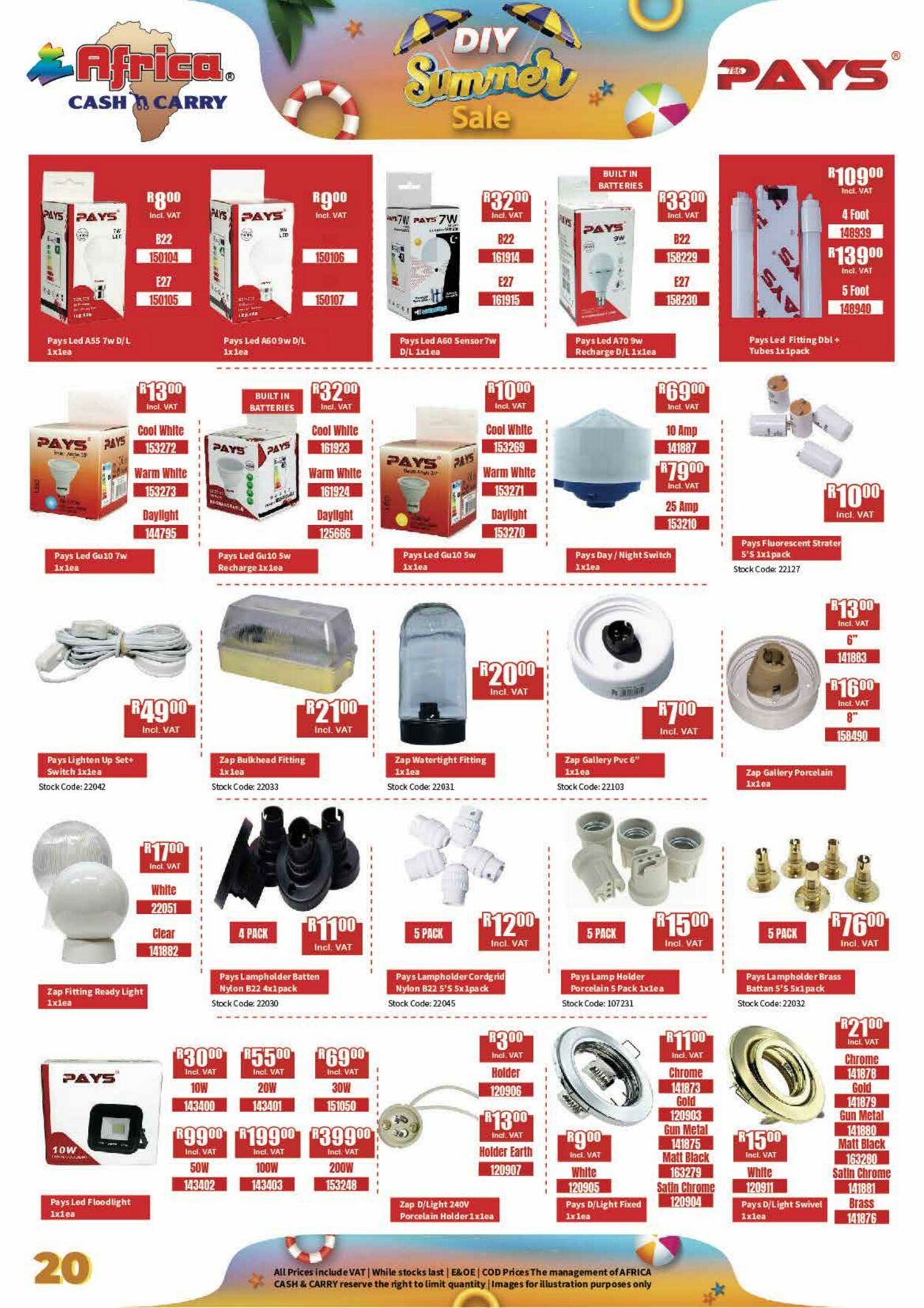 Special Africa Cash&Carry 09.01.2025 - 31.01.2025