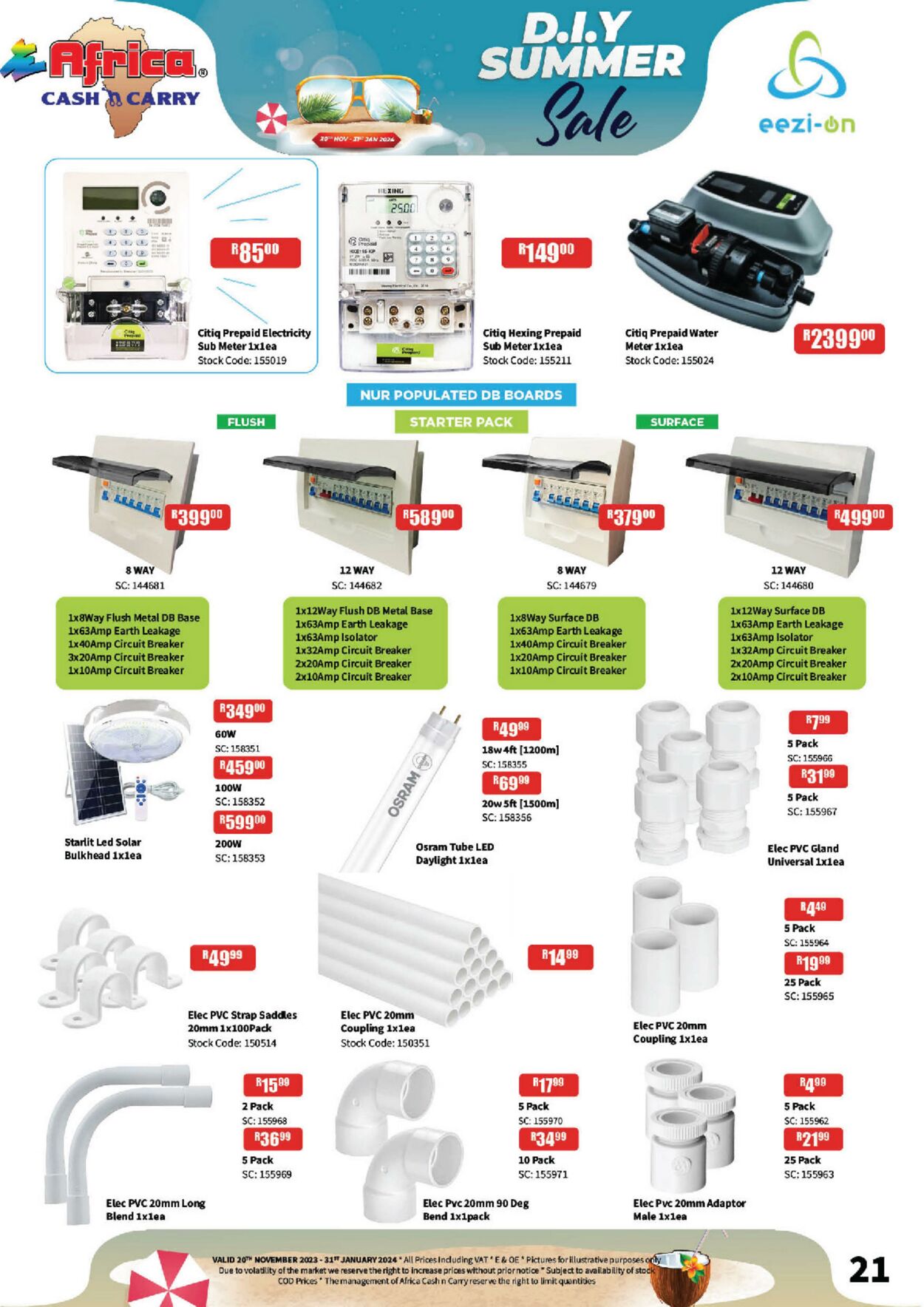 Special Africa Cash&Carry 21.11.2023 - 31.01.2024