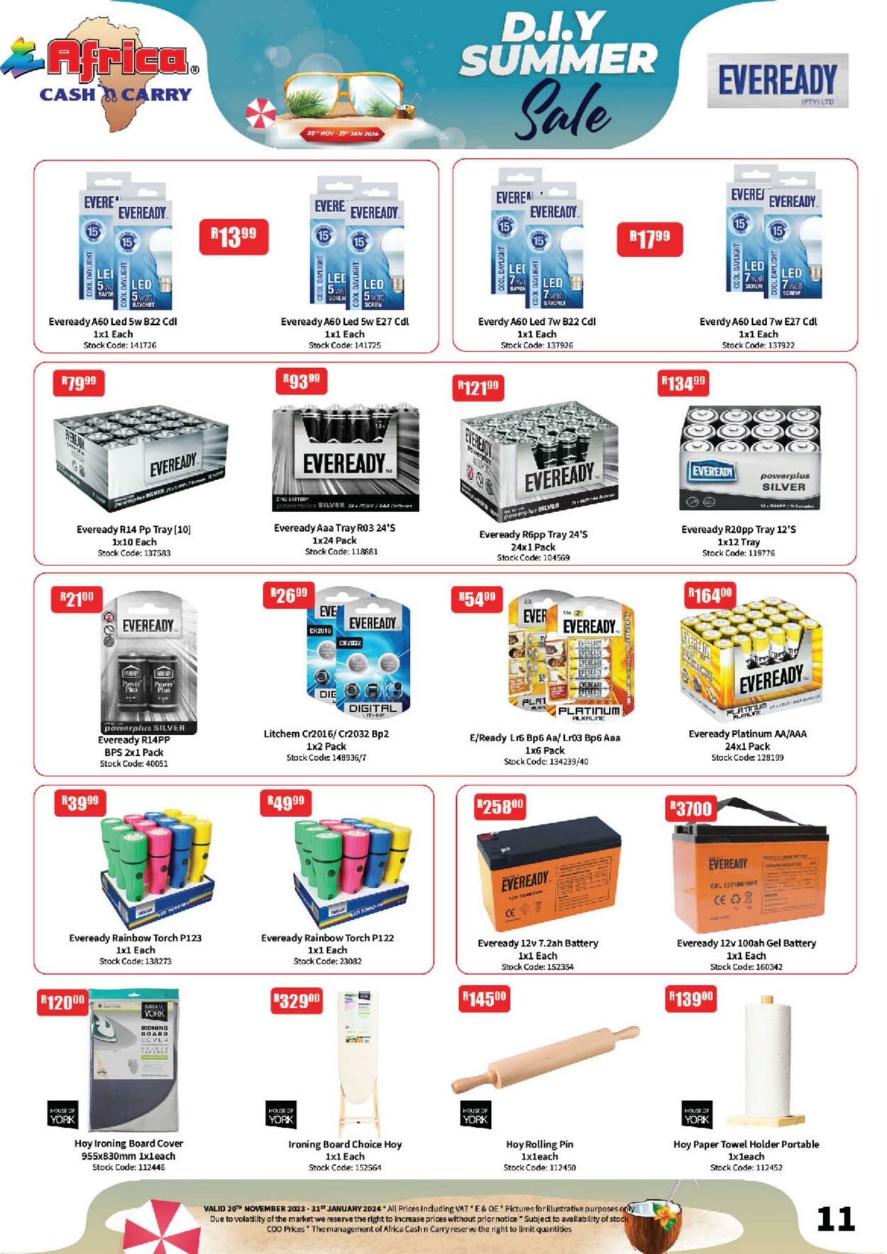 Special Africa Cash&Carry 21.11.2023 - 31.01.2024