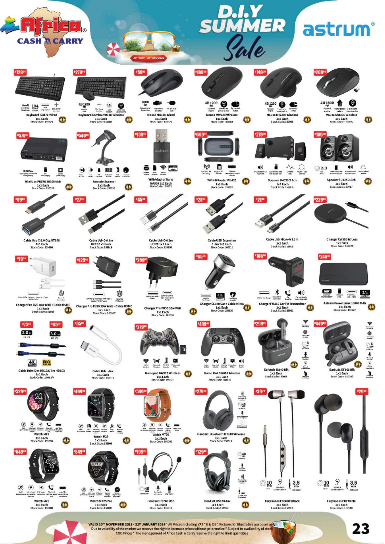 Special Africa Cash&Carry 21.11.2023 - 31.01.2024