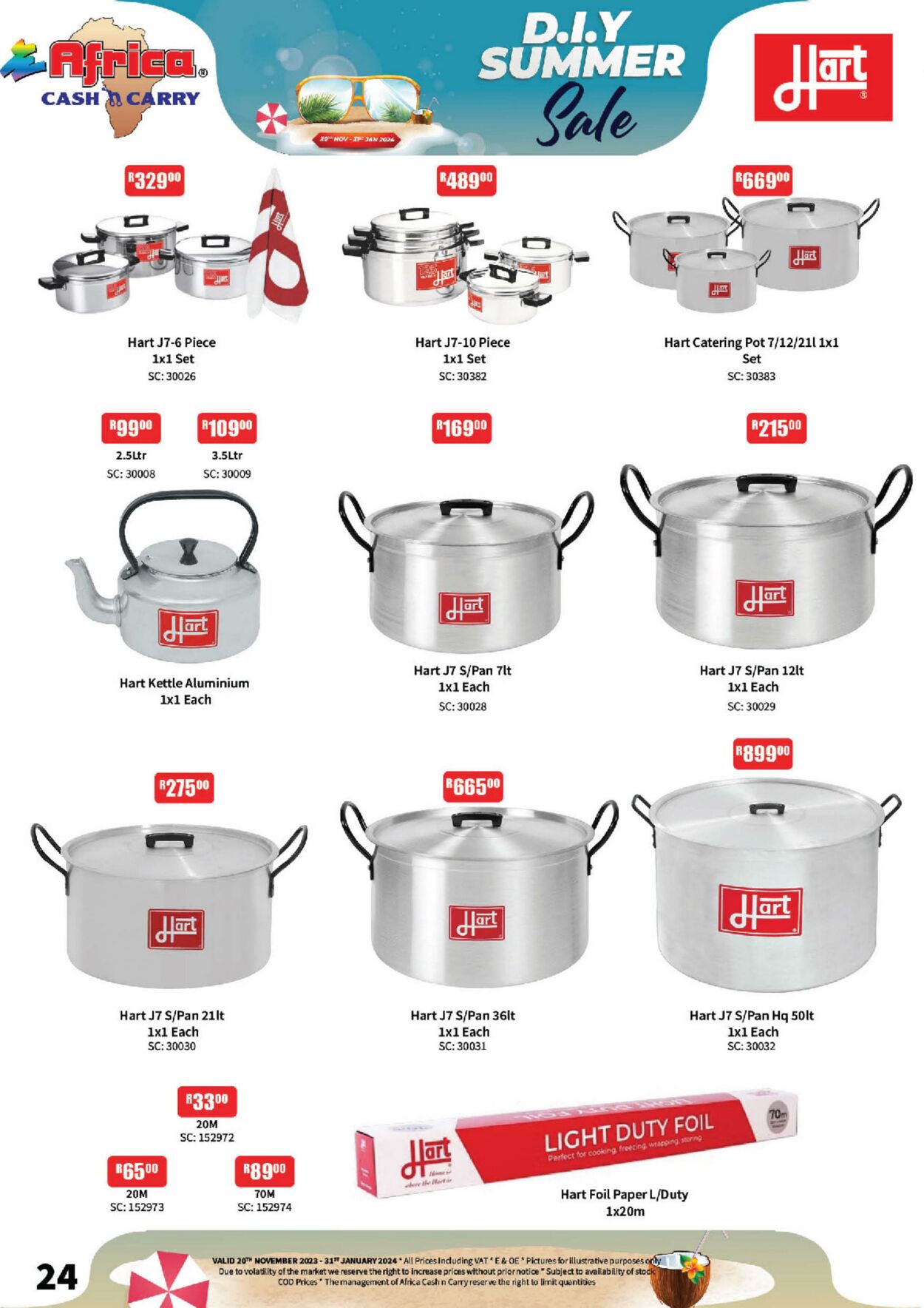 Special Africa Cash&Carry 21.11.2023 - 31.01.2024