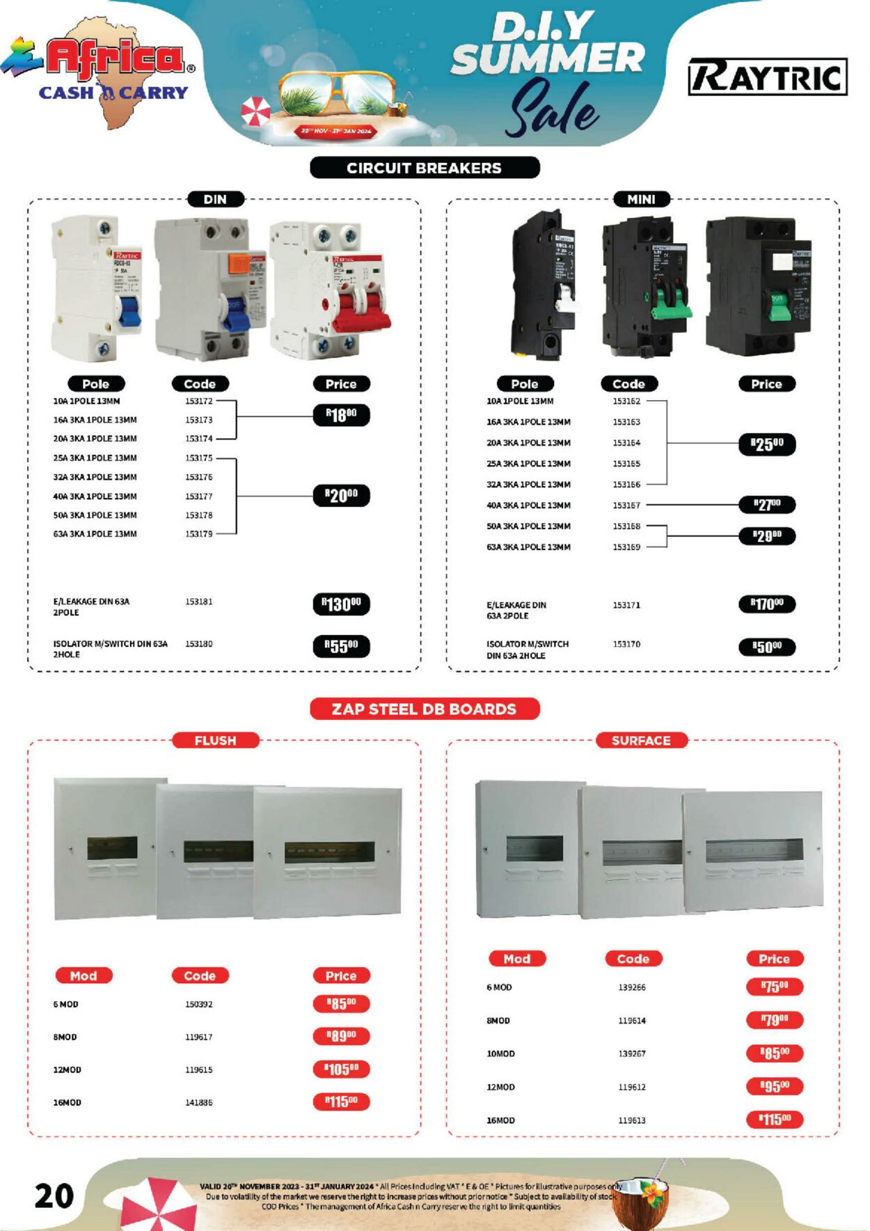 Special Africa Cash&Carry 21.11.2023 - 31.01.2024