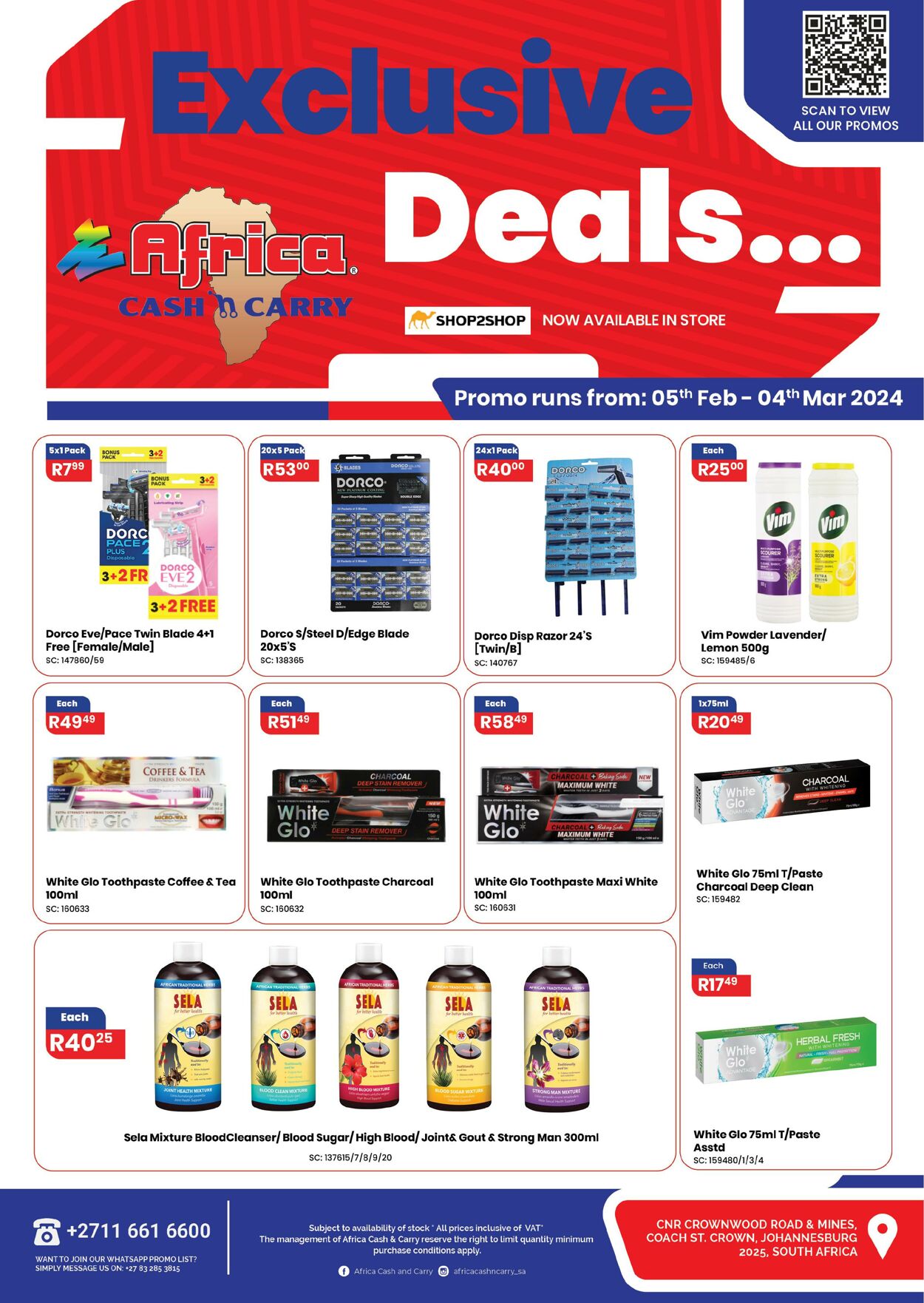 Special Africa Cash&Carry 05.02.2024 - 04.03.2024
