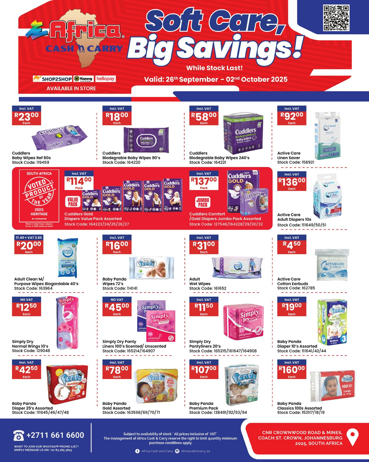 Special Africa Cash&Carry 26.09.2025 - 02.10.2025