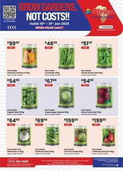 Special Africa Cash&Carry 10.01.2025 - 31.01.2025