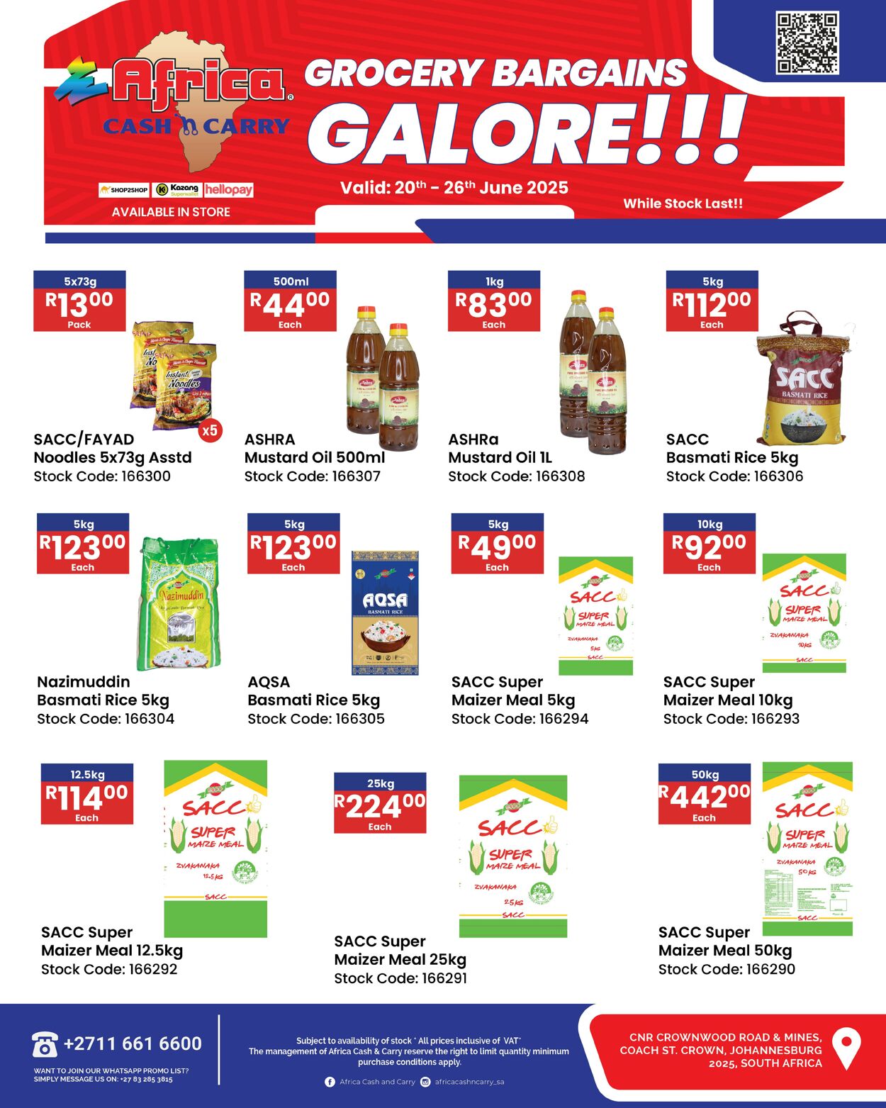 Special Africa Cash&Carry 20.06.2025 - 26.06.2025