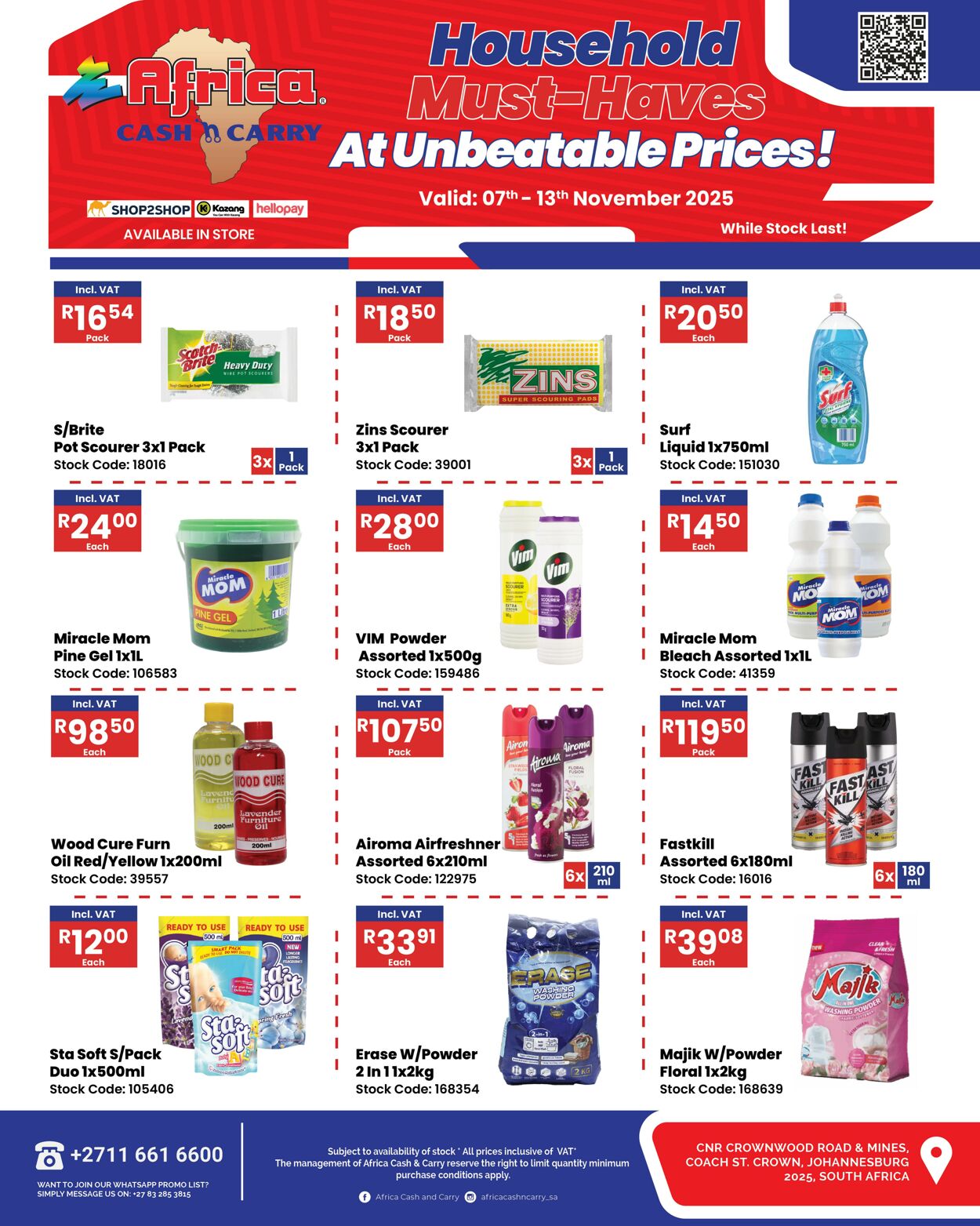 Special Africa Cash&Carry 07.11.2025 - 13.11.2025