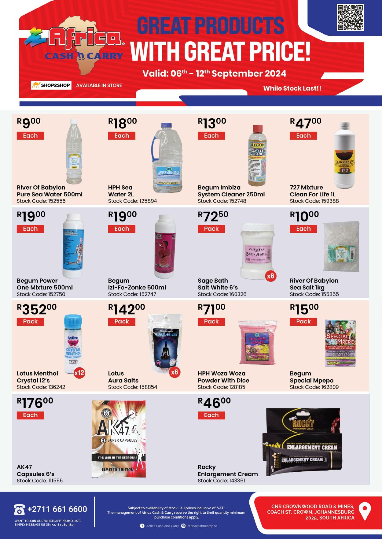 Africa Cash&Carry Promotional specials