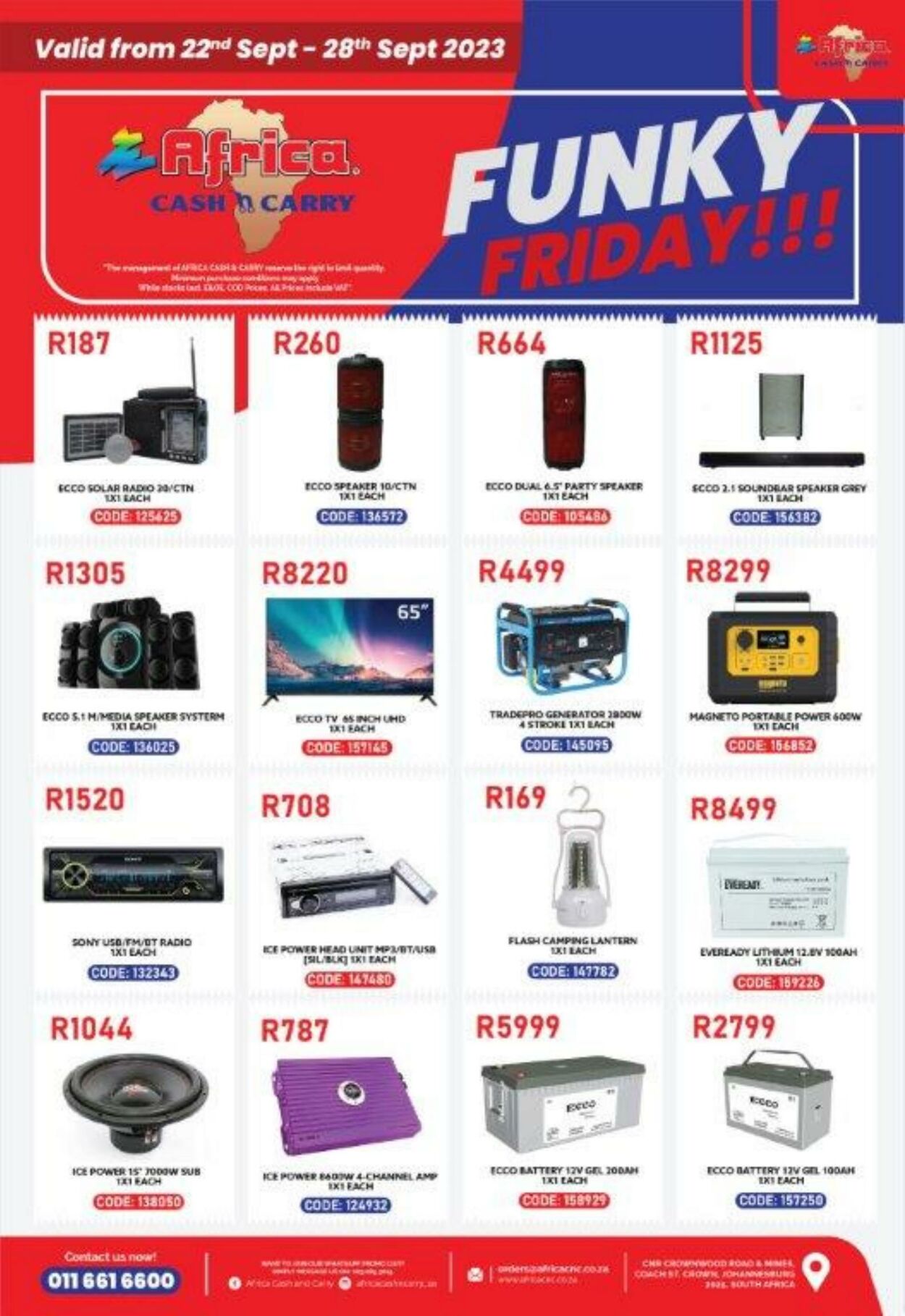 Special Africa Cash&Carry 22.09.2023 - 28.09.2023