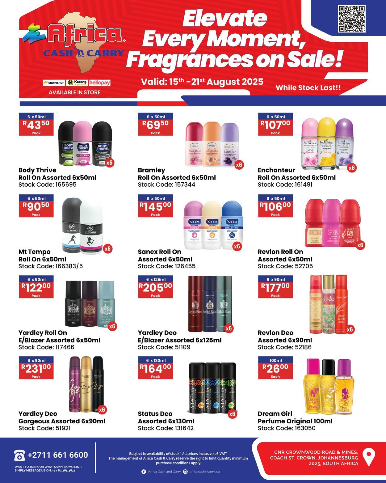 Special Africa Cash&Carry 15.08.2025 - 21.08.2025