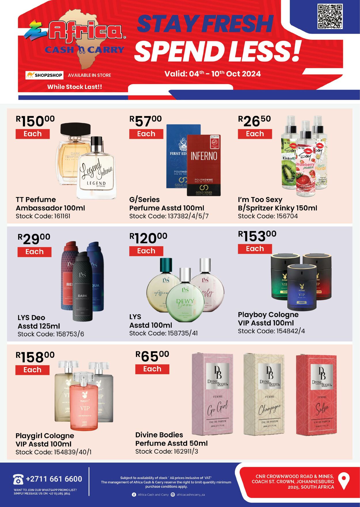 Africa Cash&Carry Promotional specials