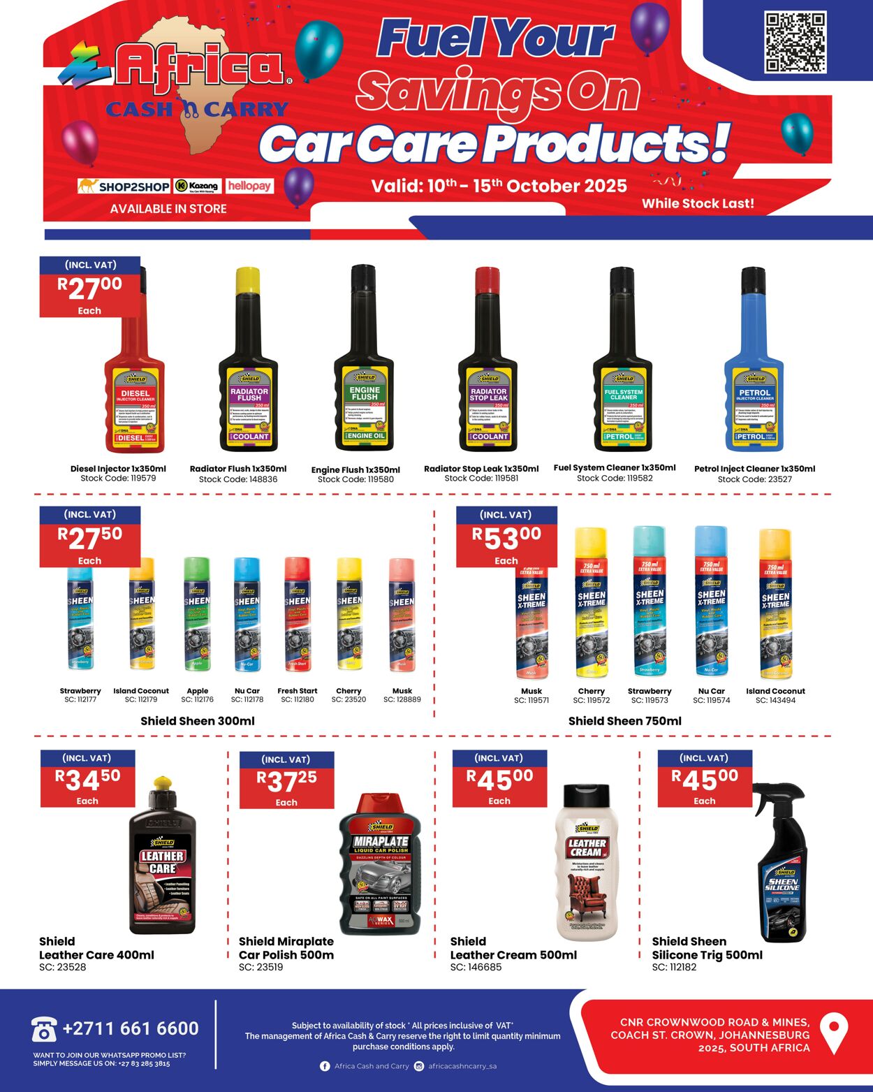 Special Africa Cash&Carry 10.10.2025 - 15.10.2025