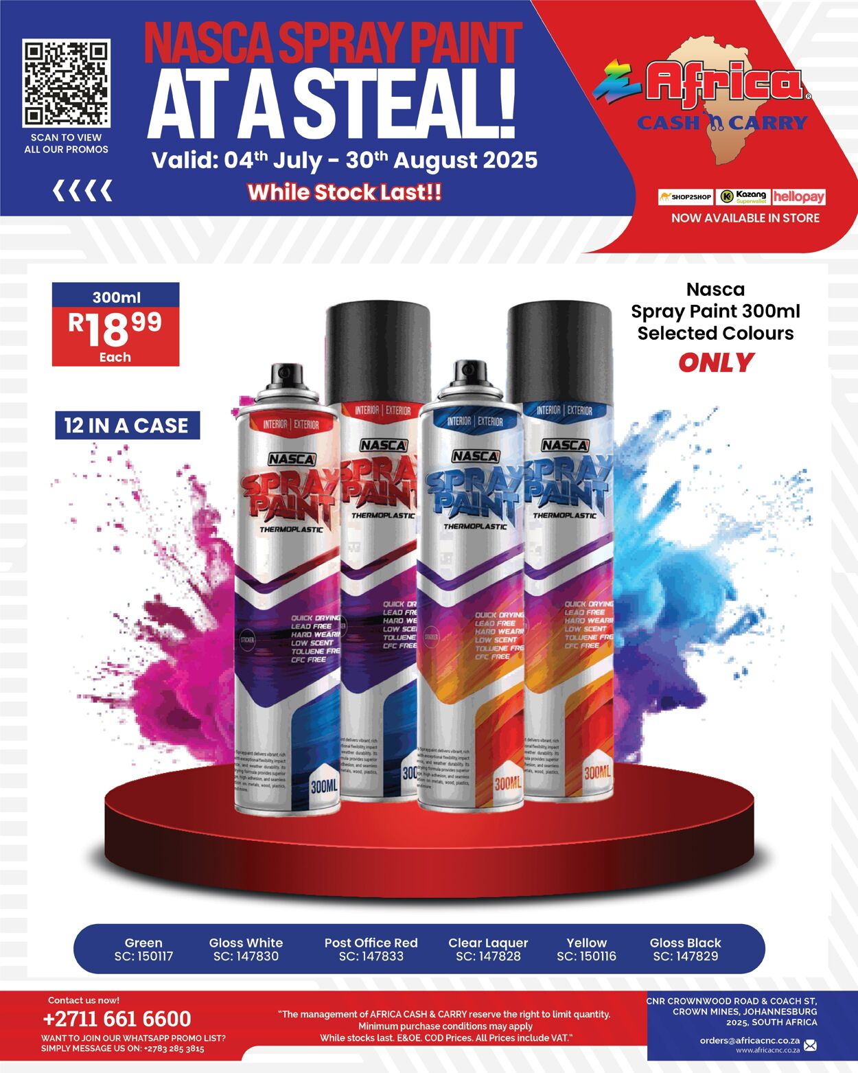 Special Africa Cash&Carry 04.07.2025 - 30.07.2025