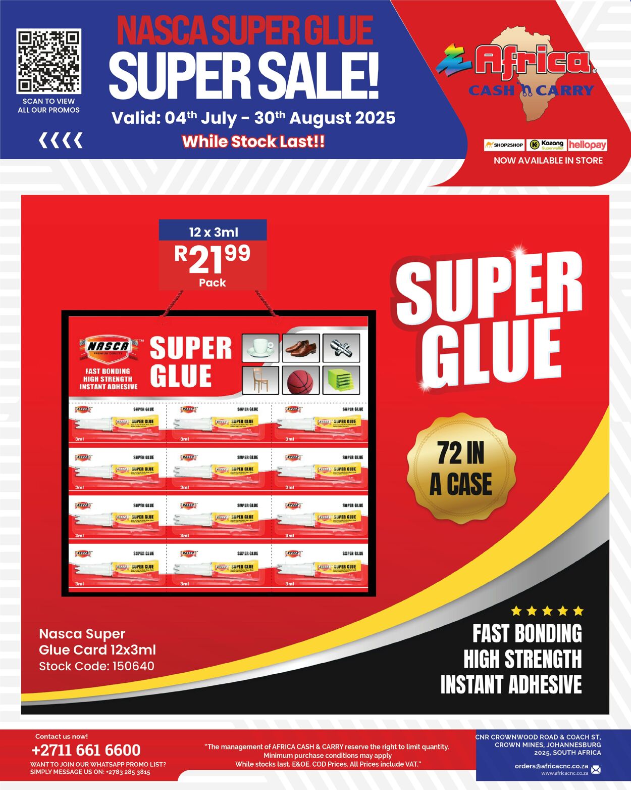 Special Africa Cash&Carry 04.07.2025 - 30.07.2025