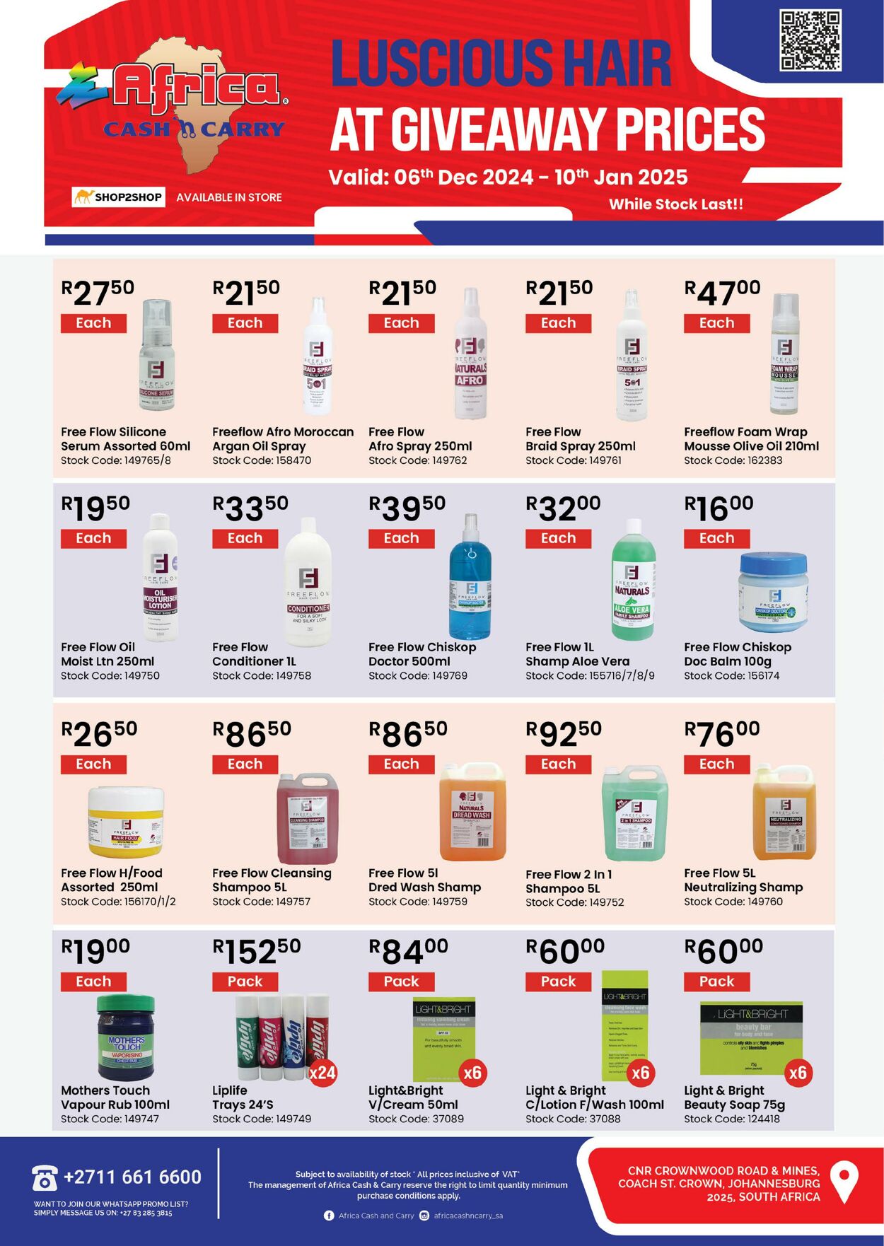 Africa Cash&Carry Promotional specials