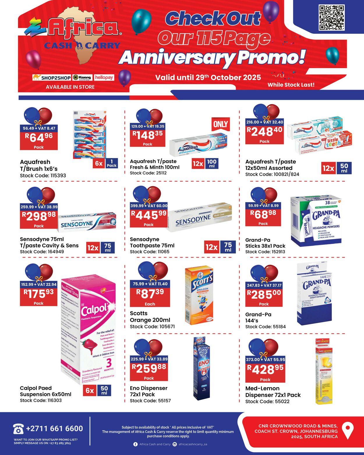Special Africa Cash&Carry 27.10.2025 - 29.10.2025
