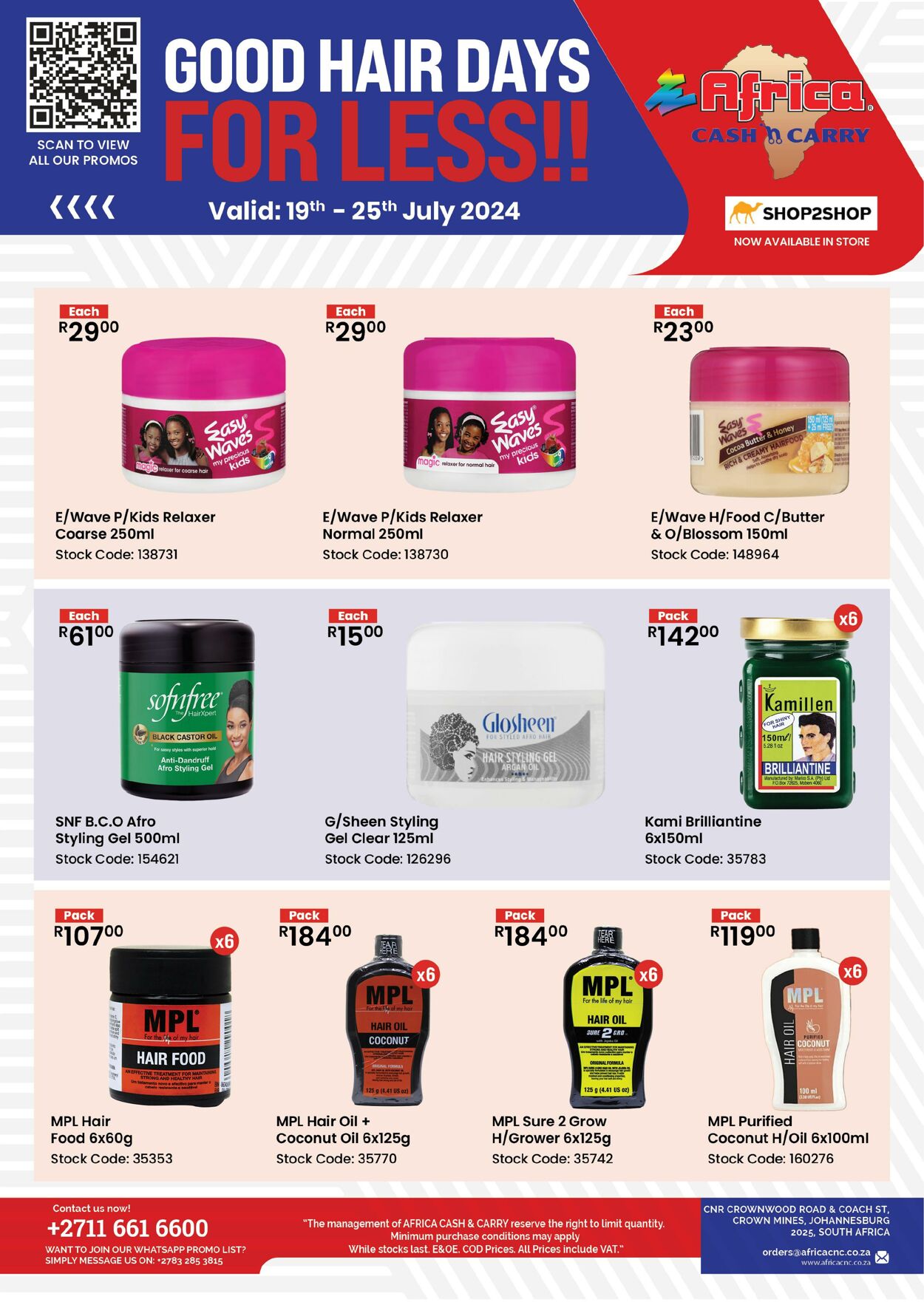 Special Africa Cash&Carry 19.07.2024 - 25.07.2024