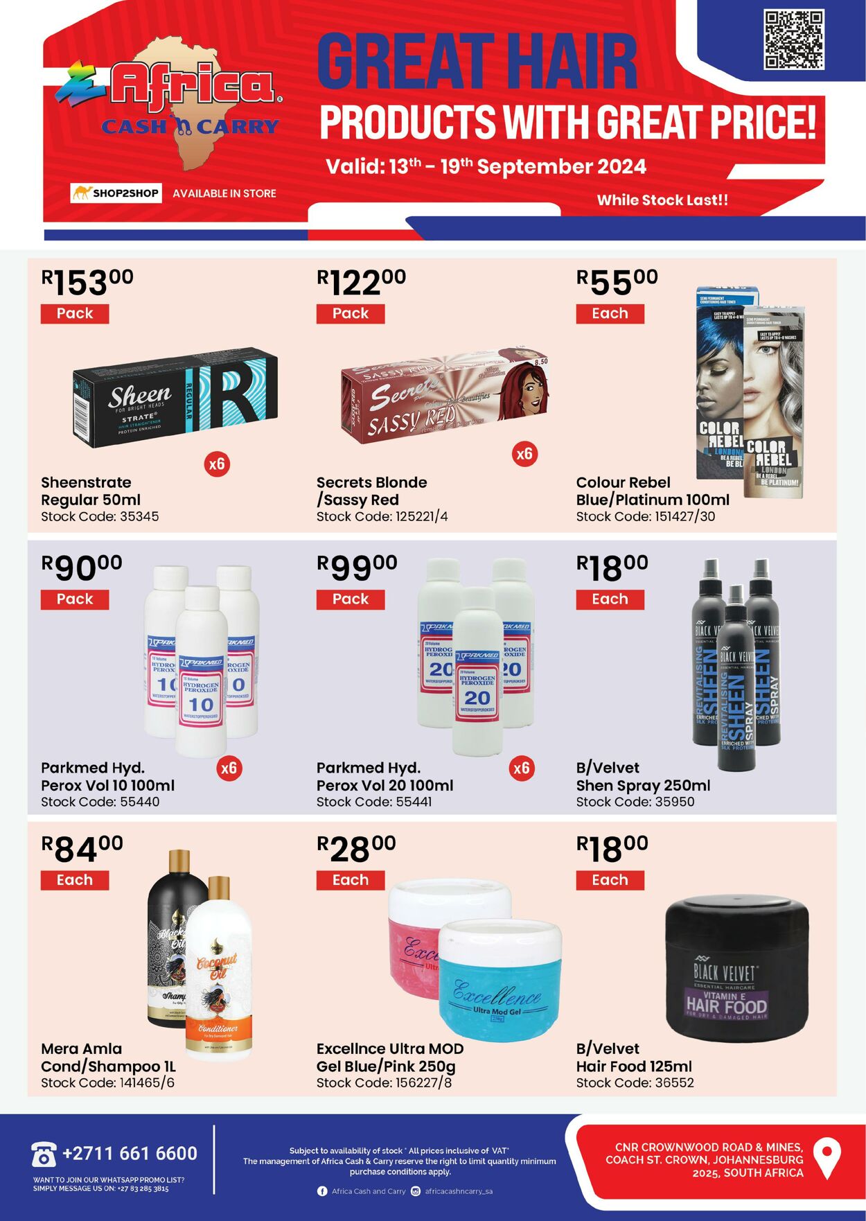 Africa Cash&Carry Promotional specials