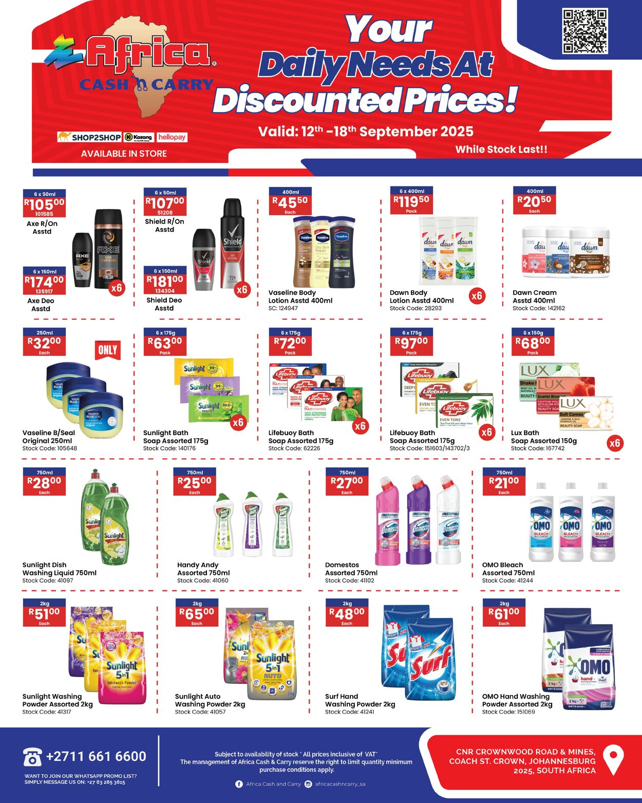 Special Africa Cash&Carry 12.09.2025 - 18.09.2025