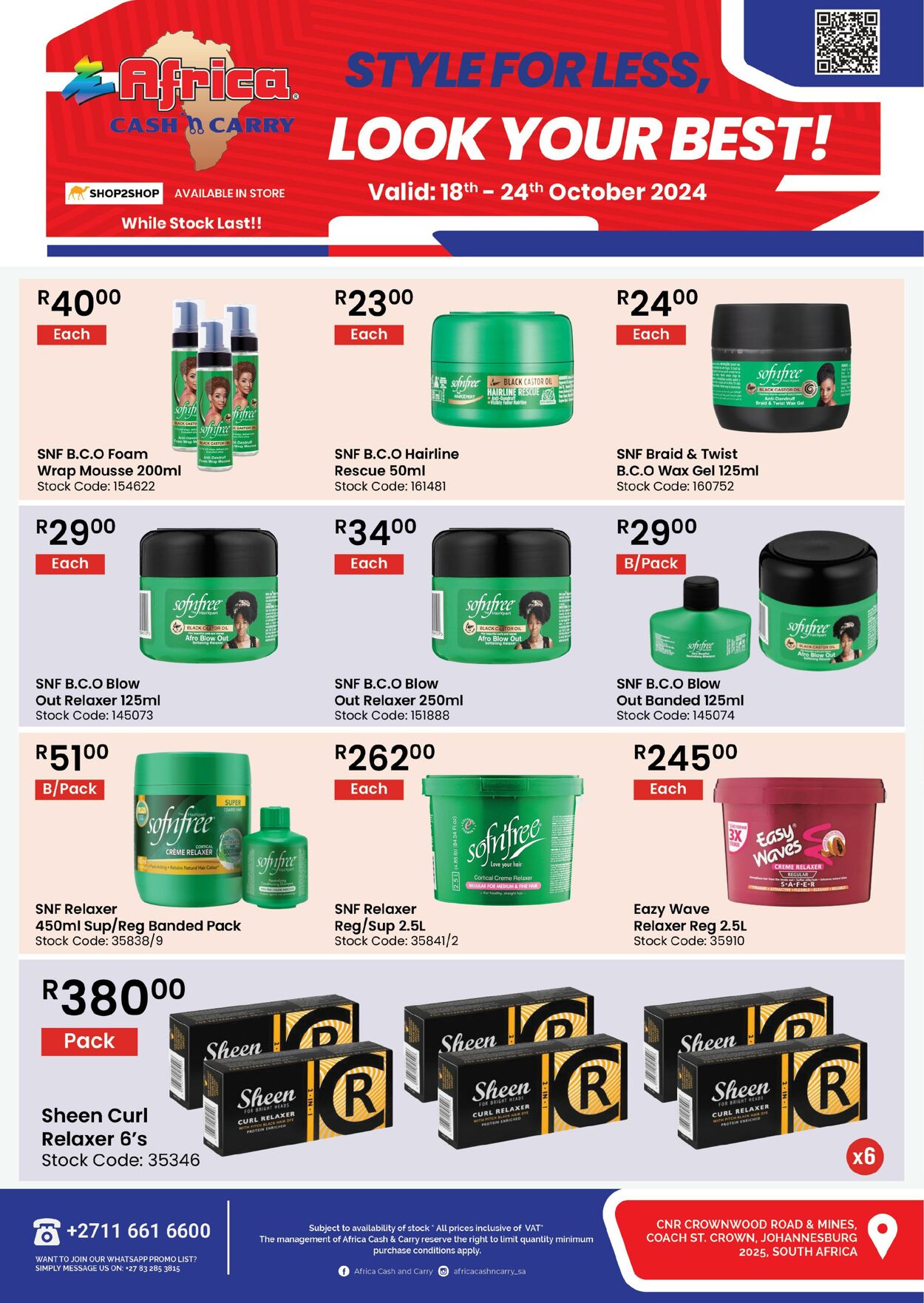 Africa Cash&Carry Promotional specials