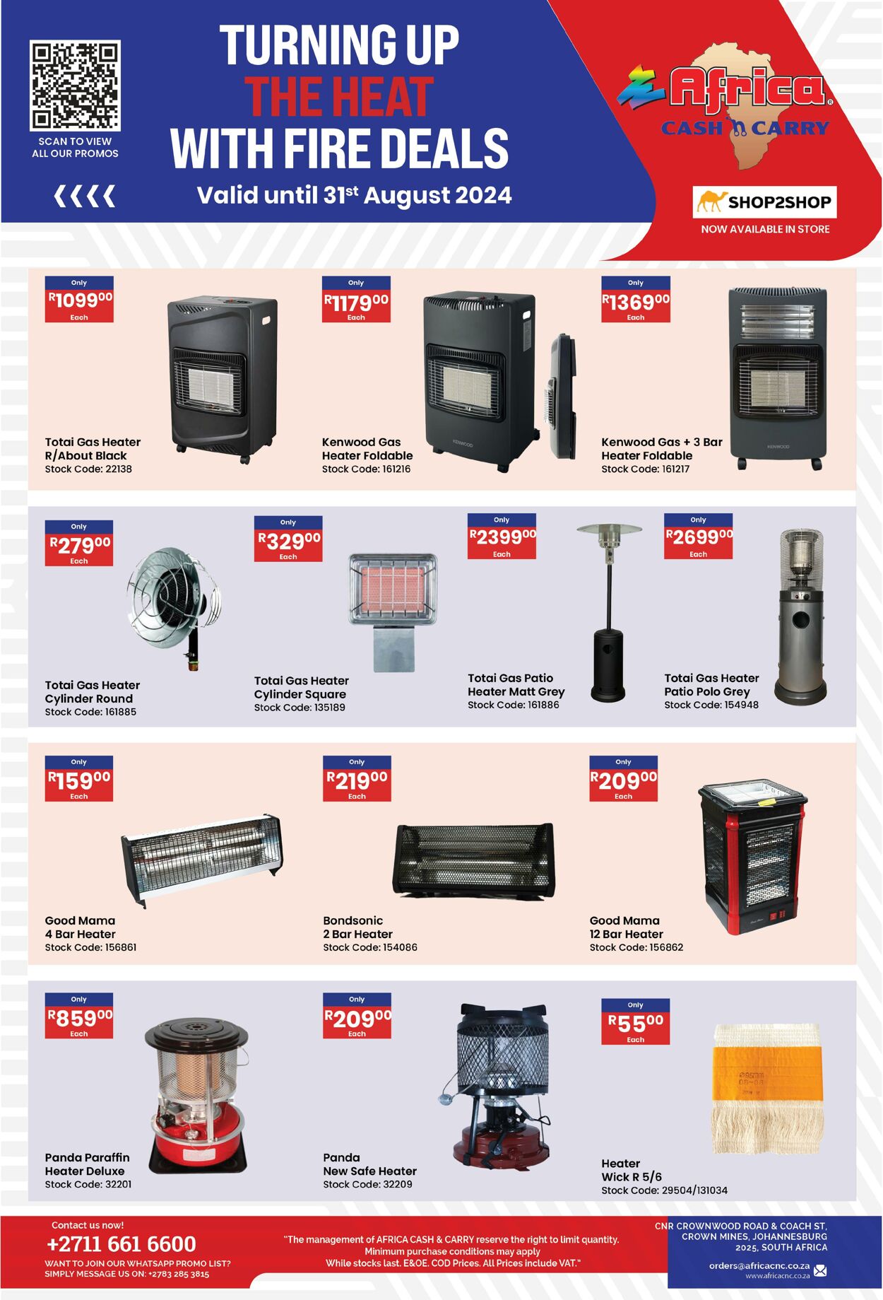 Special Africa Cash&Carry 14.08.2024 - 31.08.2024