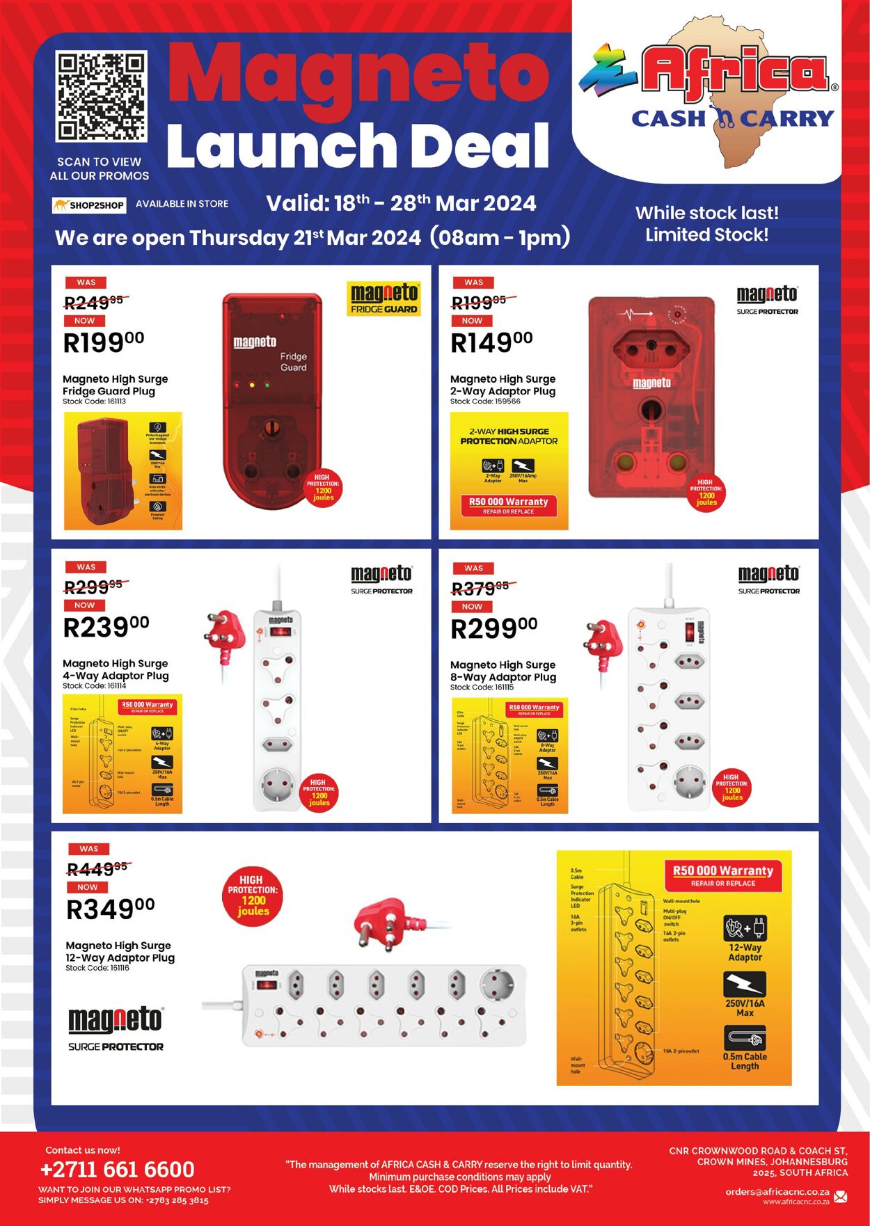 Special Africa Cash&Carry 18.03.2024 - 28.03.2024
