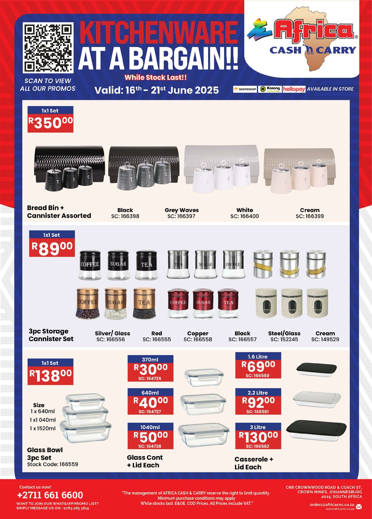 Special Africa Cash&Carry 16.06.2025 - 21.06.2025