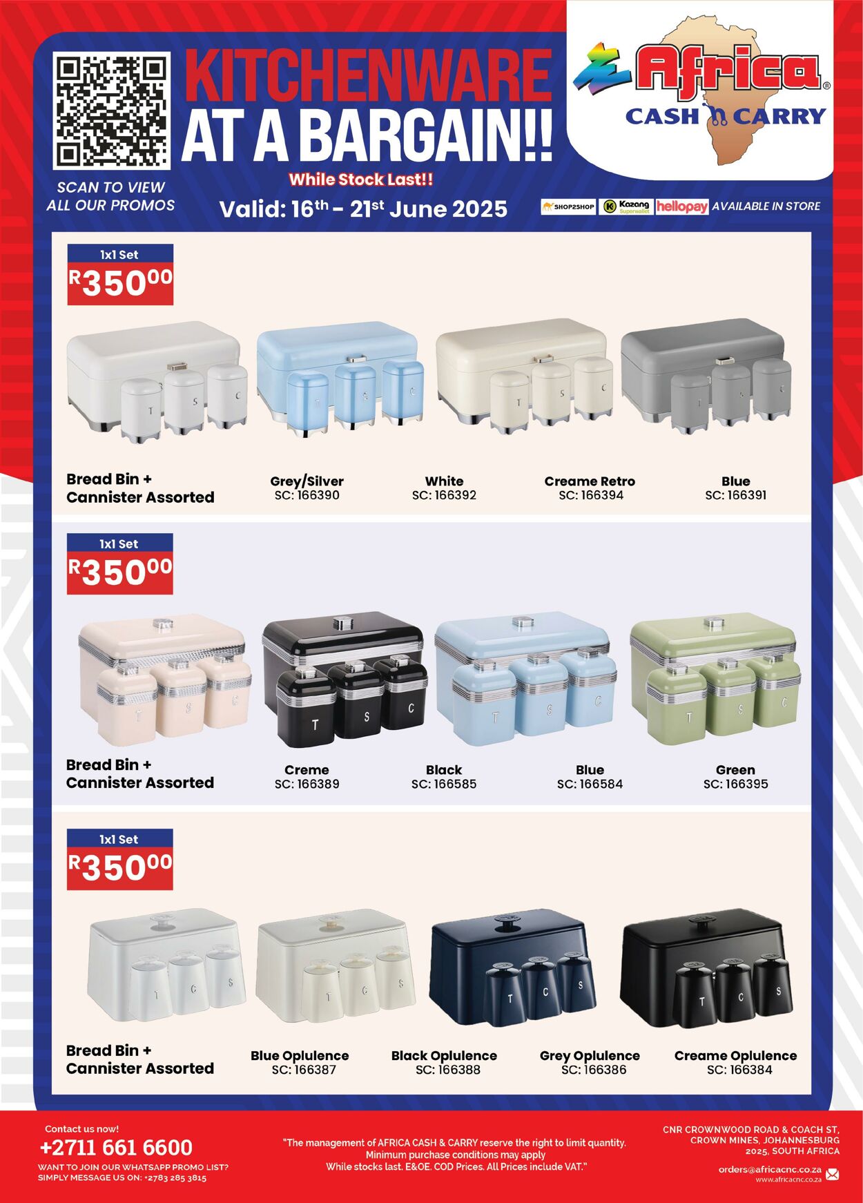 Special Africa Cash&Carry 16.06.2025 - 21.06.2025