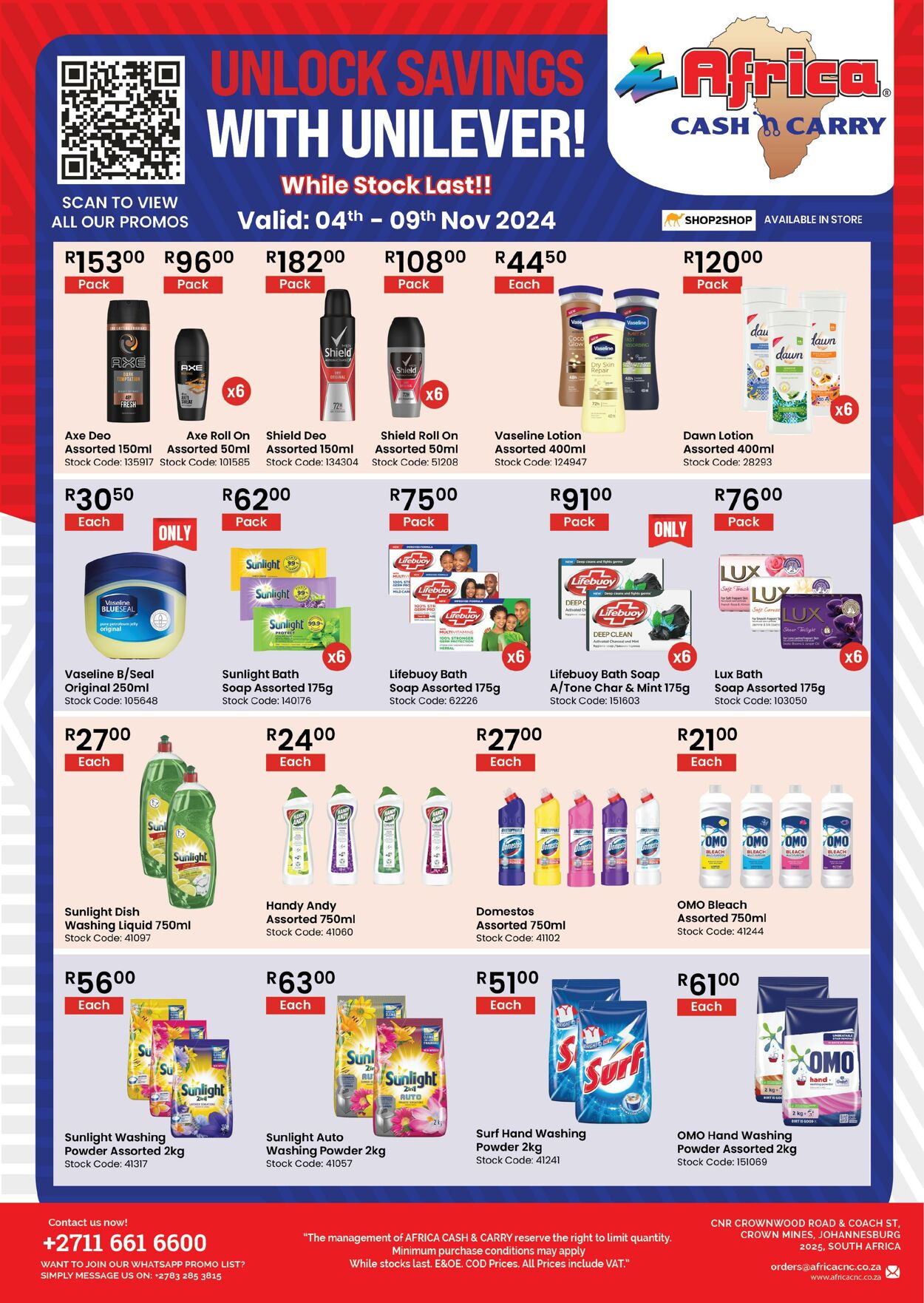 Special Africa Cash&Carry 04.11.2024 - 09.11.2024