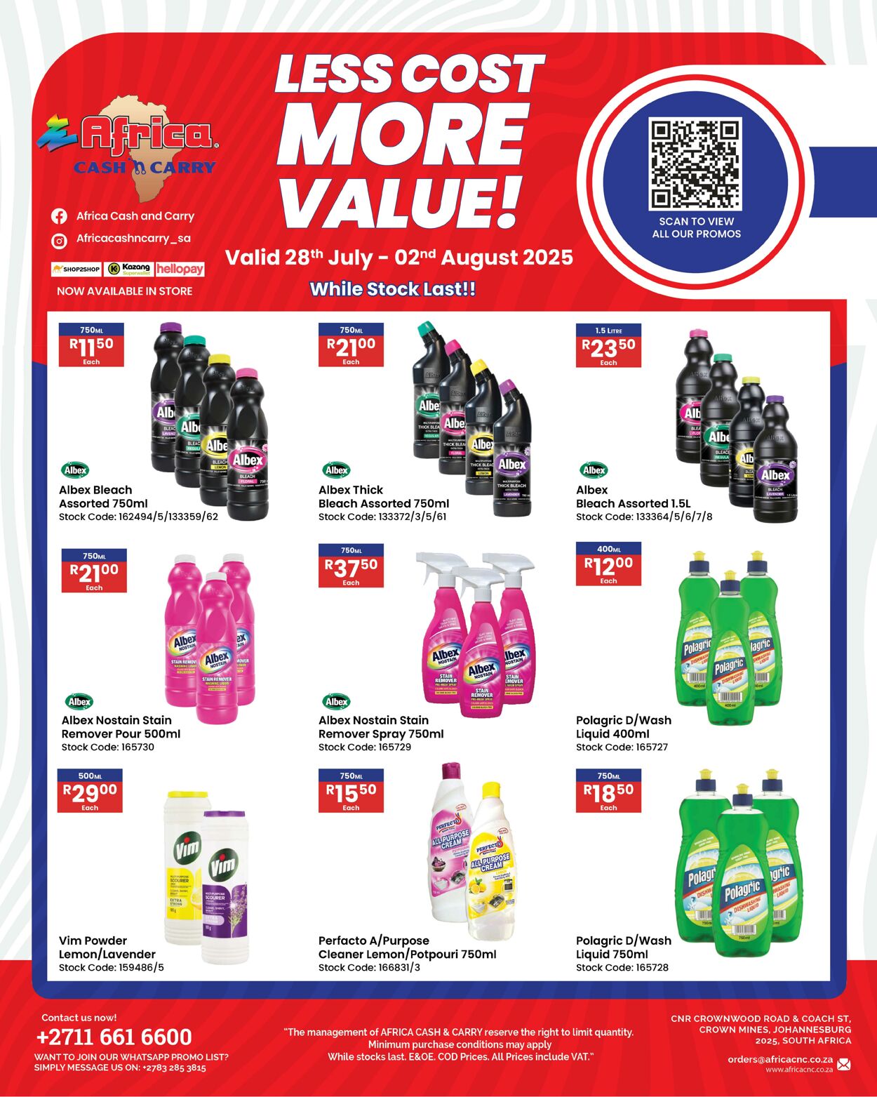 Special Africa Cash&Carry 28.07.2025 - 02.08.2025