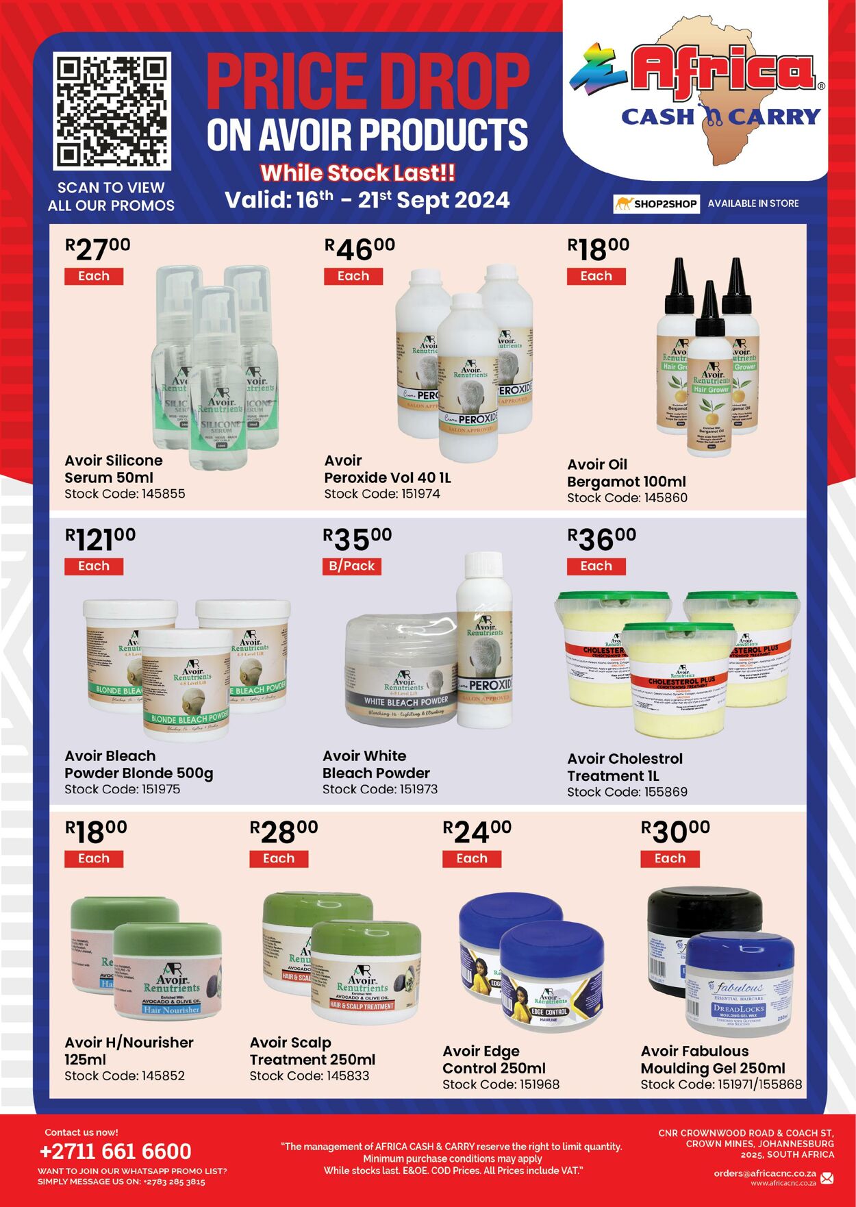 Africa Cash&Carry Promotional specials