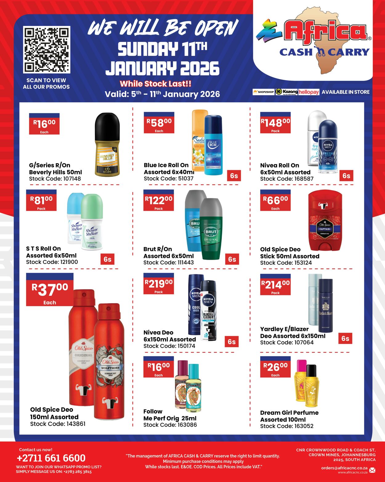 Special Africa Cash&Carry 05.01.2026 - 11.01.2026