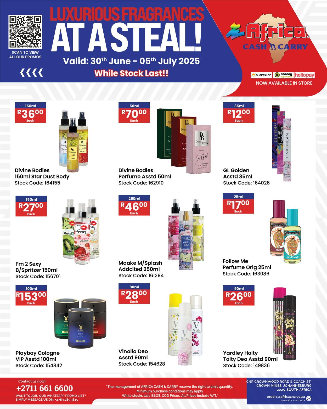 Special Africa Cash&Carry 30.06.2025 - 05.07.2025