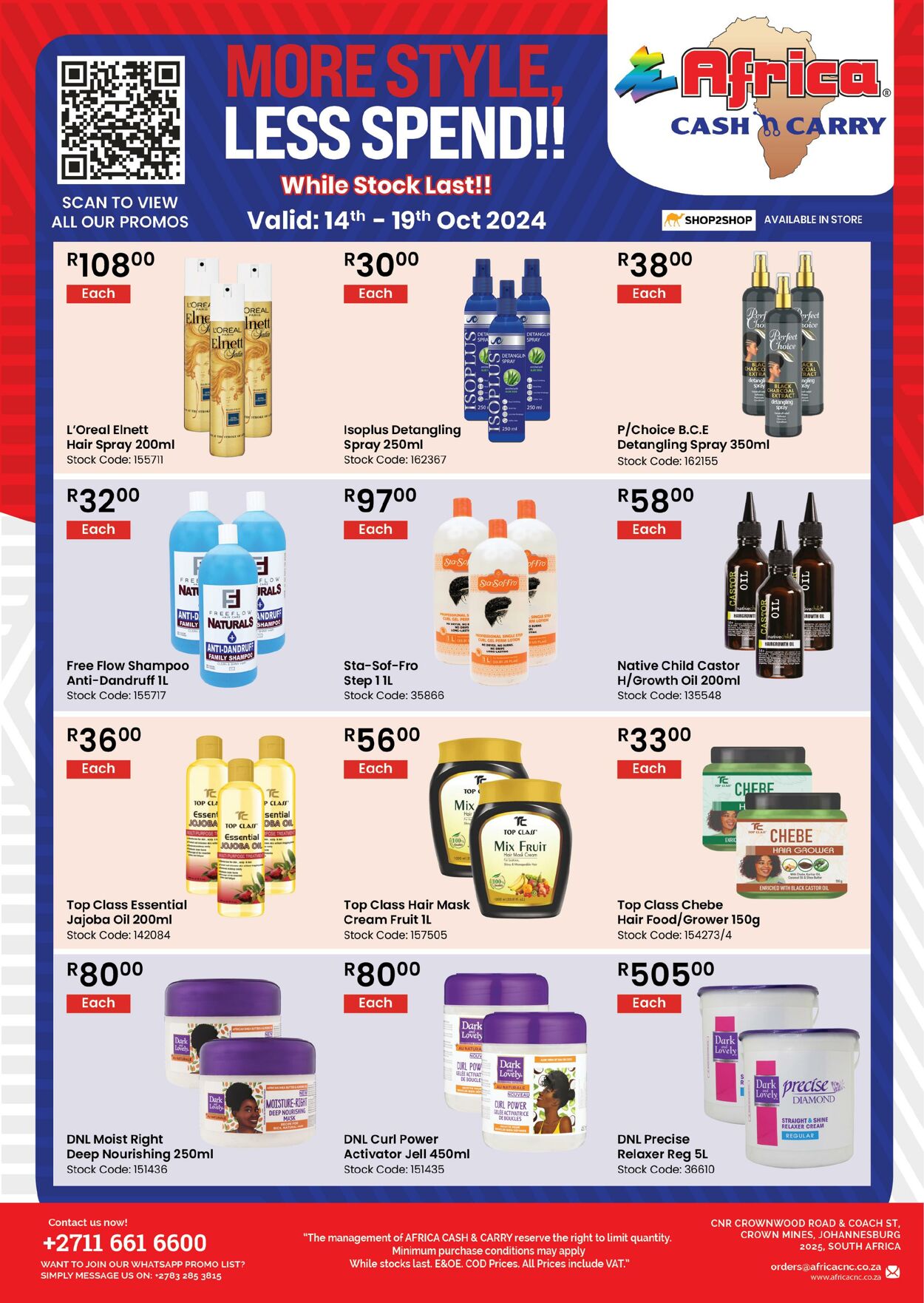 Special Africa Cash&Carry 14.10.2024 - 19.10.2024