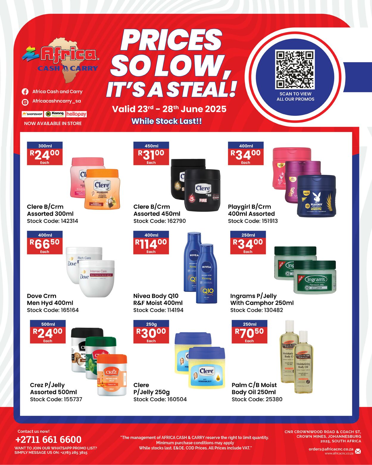 Special Africa Cash&Carry 23.06.2025 - 28.06.2025