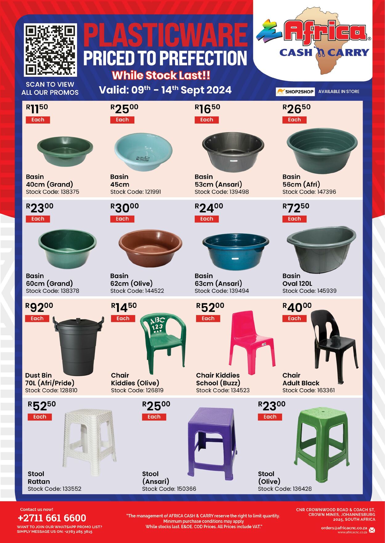 Special Africa Cash&Carry 09.09.2024 - 14.09.2024