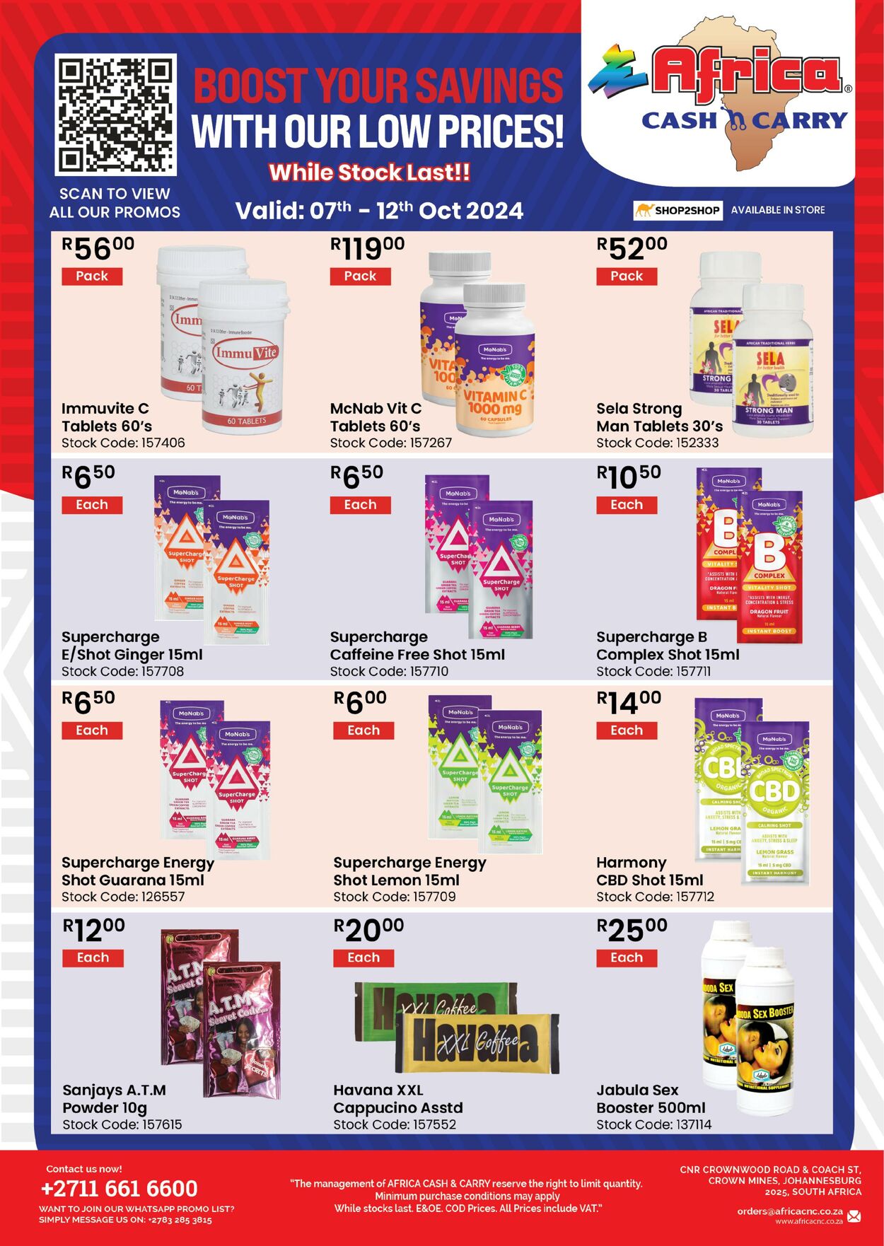 Special Africa Cash&Carry 07.10.2024 - 12.10.2024