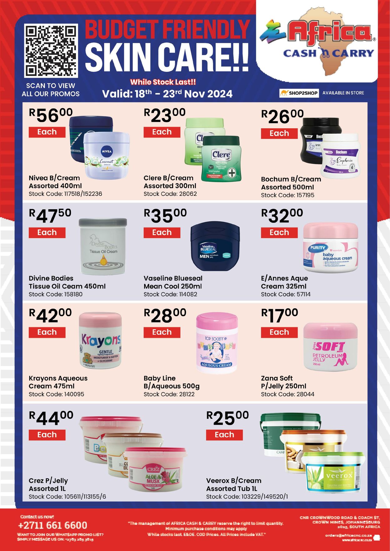 Africa Cash&Carry Promotional specials