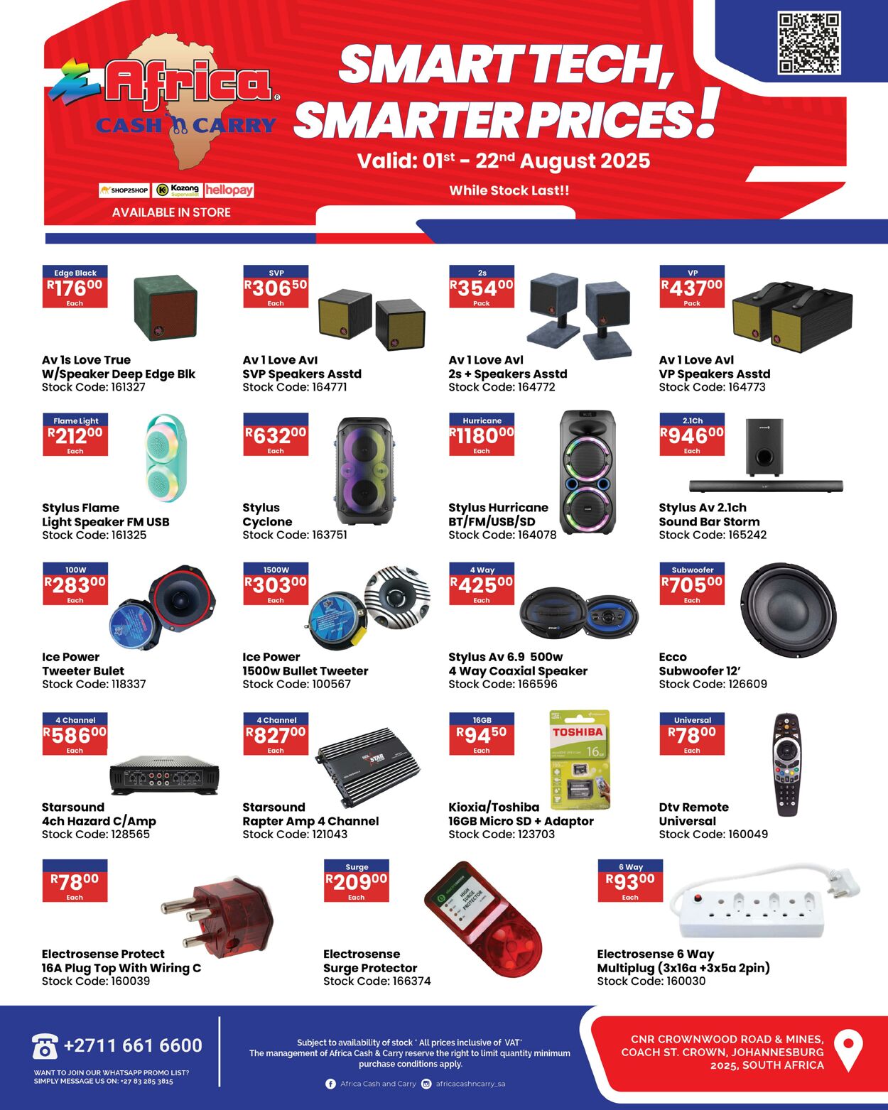 Special Africa Cash&Carry 01.08.2025 - 22.08.2025