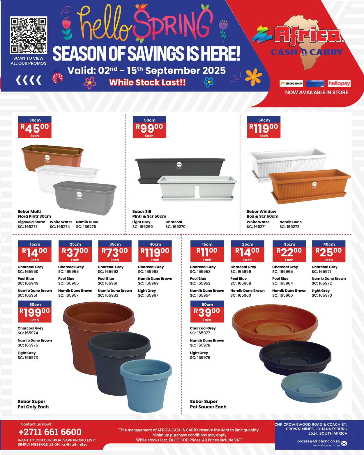 Special Africa Cash&Carry 02.09.2025 - 15.09.2025