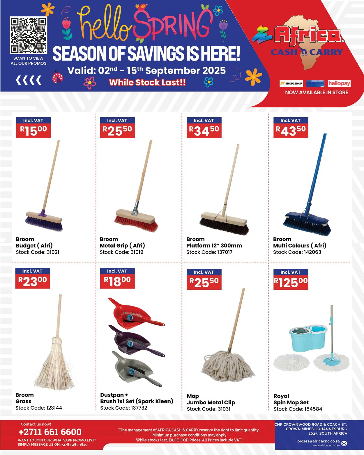 Special Africa Cash&Carry 02.09.2025 - 15.09.2025