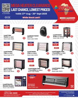 Special Africa Cash&Carry 27.08.2025 - 26.09.2025