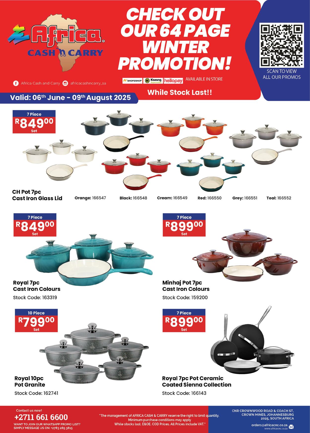 Special Africa Cash&Carry 06.07.2025 - 09.08.2025