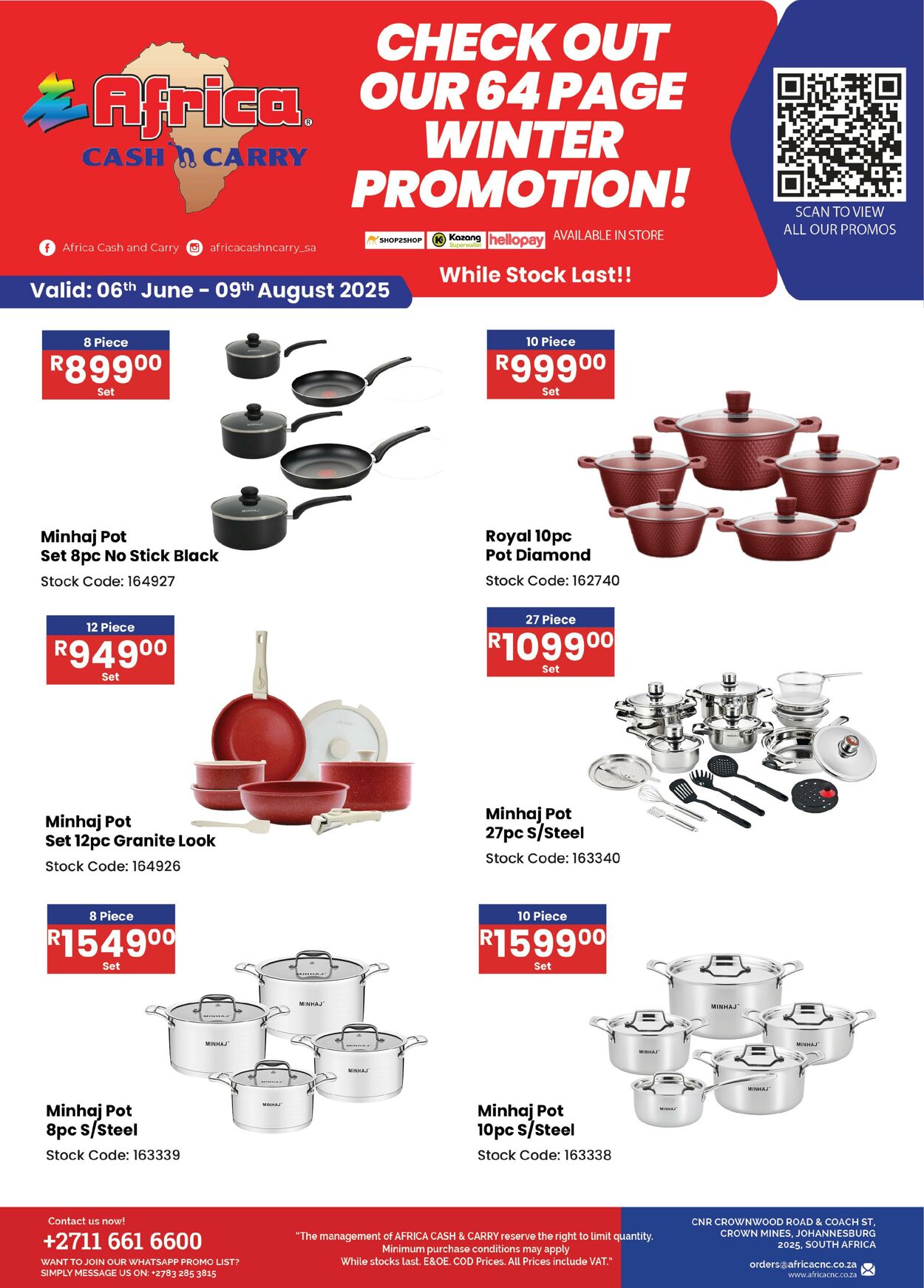 Special Africa Cash&Carry 06.07.2025 - 09.08.2025
